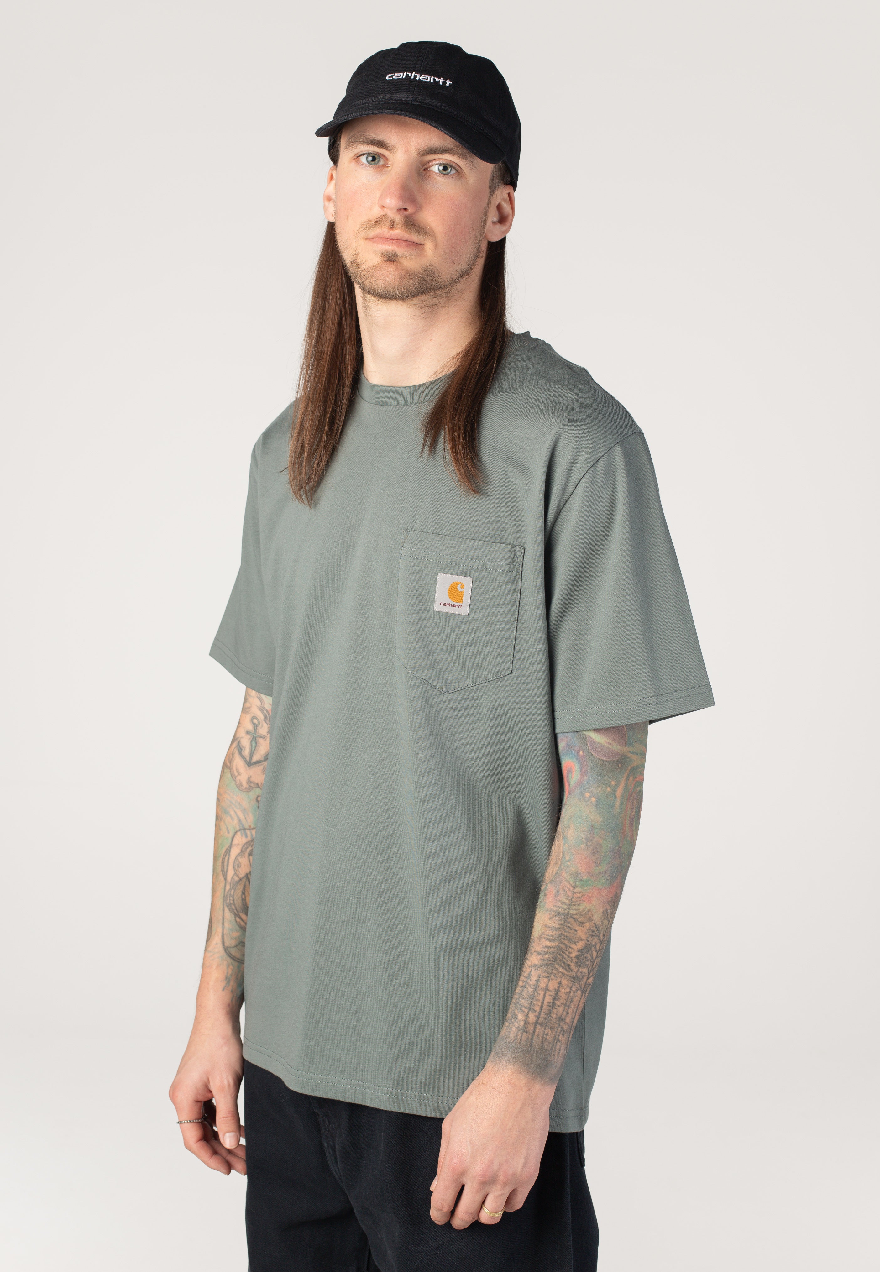 Carhartt WIP - Pocket Velvet Green - T-Shirt | Men-Image