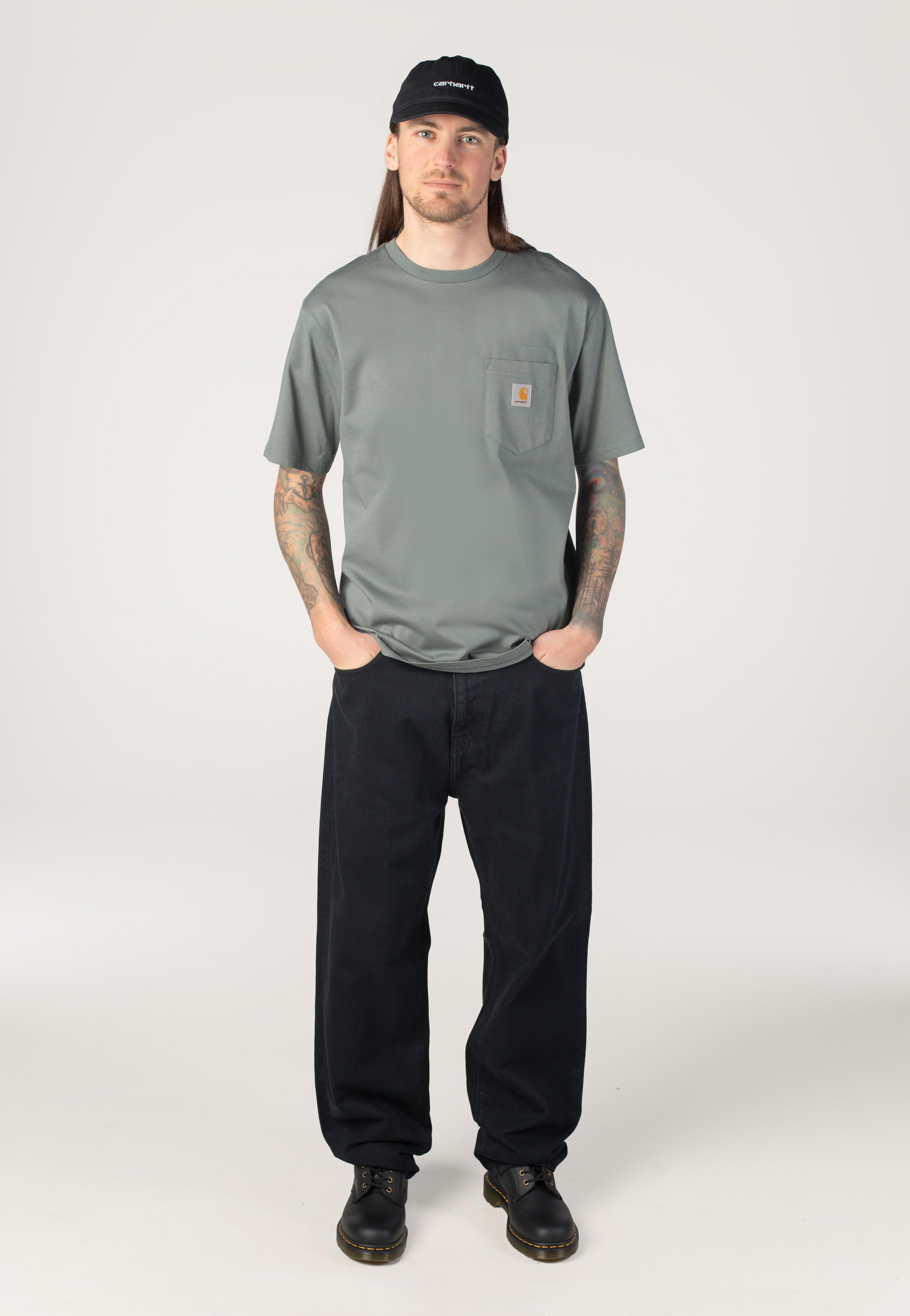 Carhartt WIP - Pocket Velvet Green - T-Shirt | Men-Image