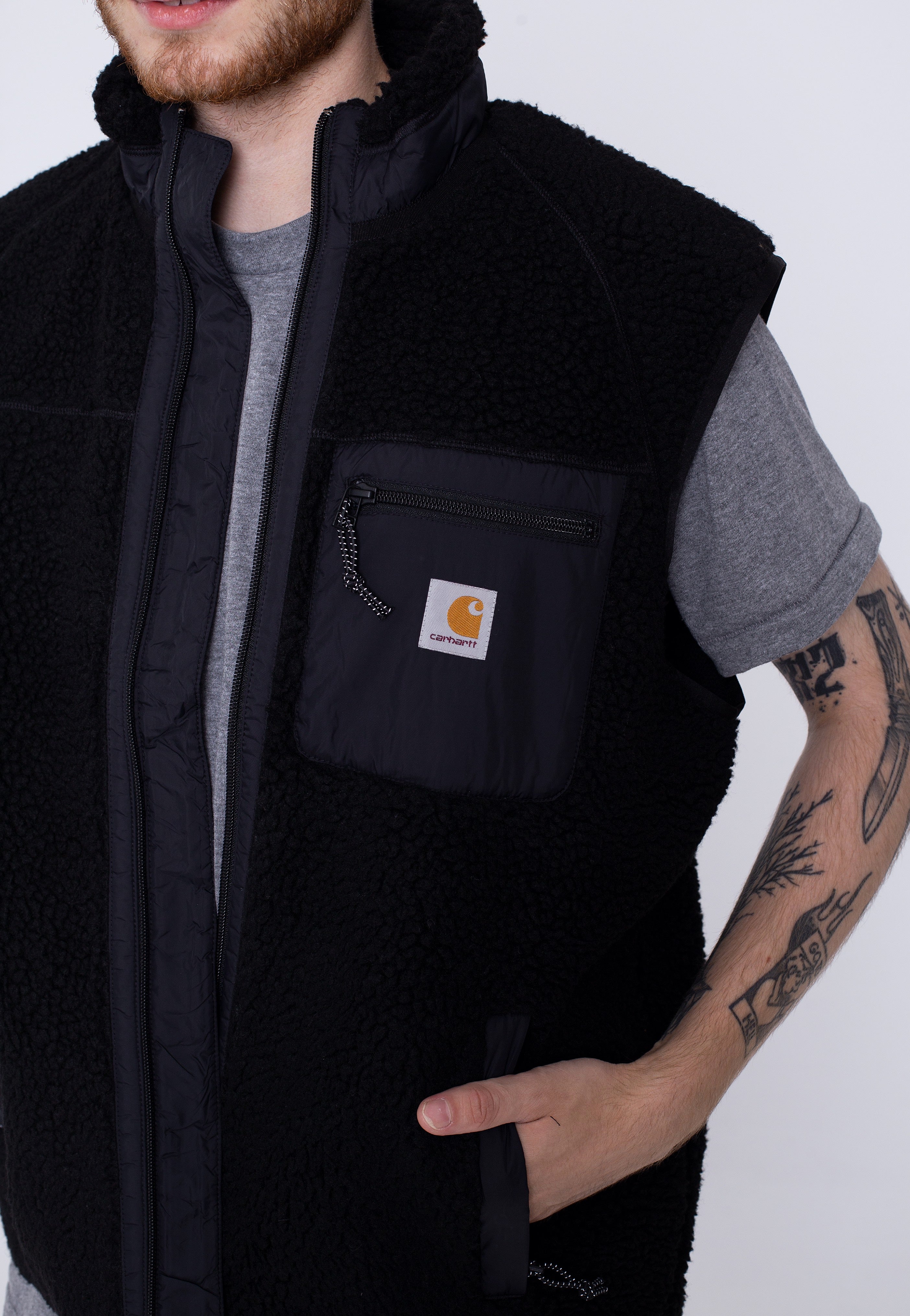 Carhartt WIP - Prentis Liner Black/Black - Vest | Impericon