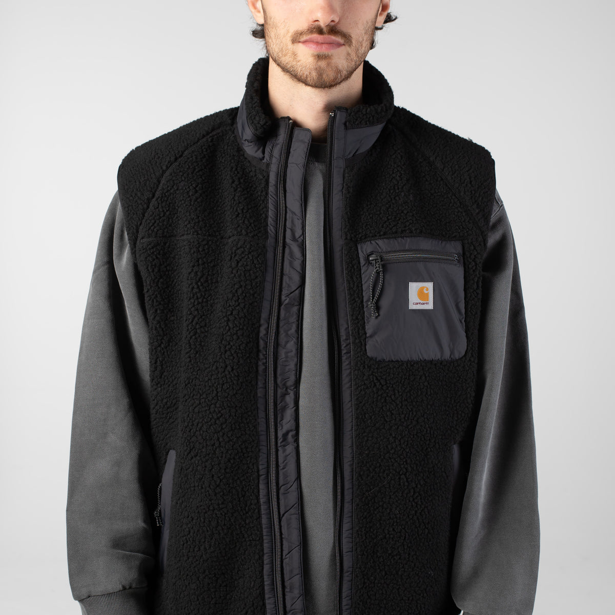 トップス Carhartt WIP Prentis Vest Liner S carharttwip_prentisvestlinerbl