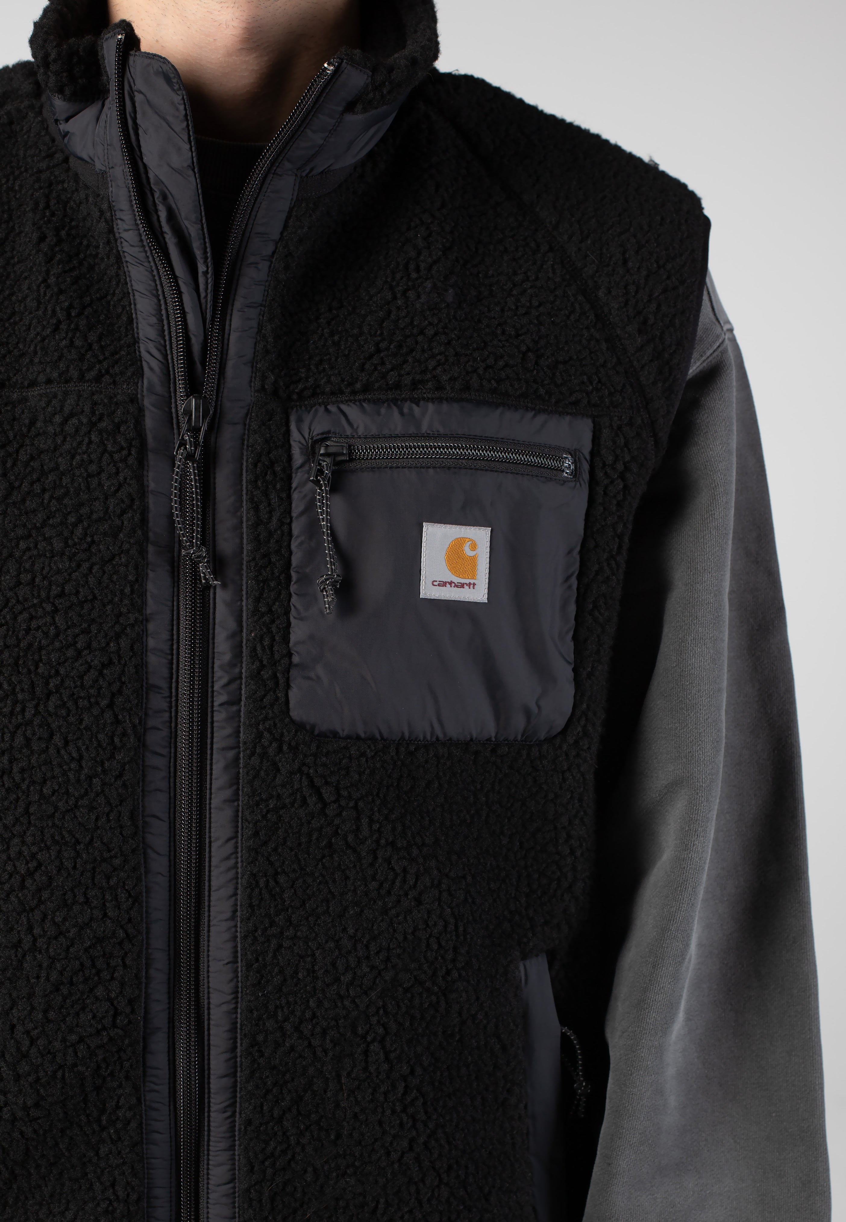 Carhartt WIP - Prentis Vest Liner Black/Black - Vest | Men-Image