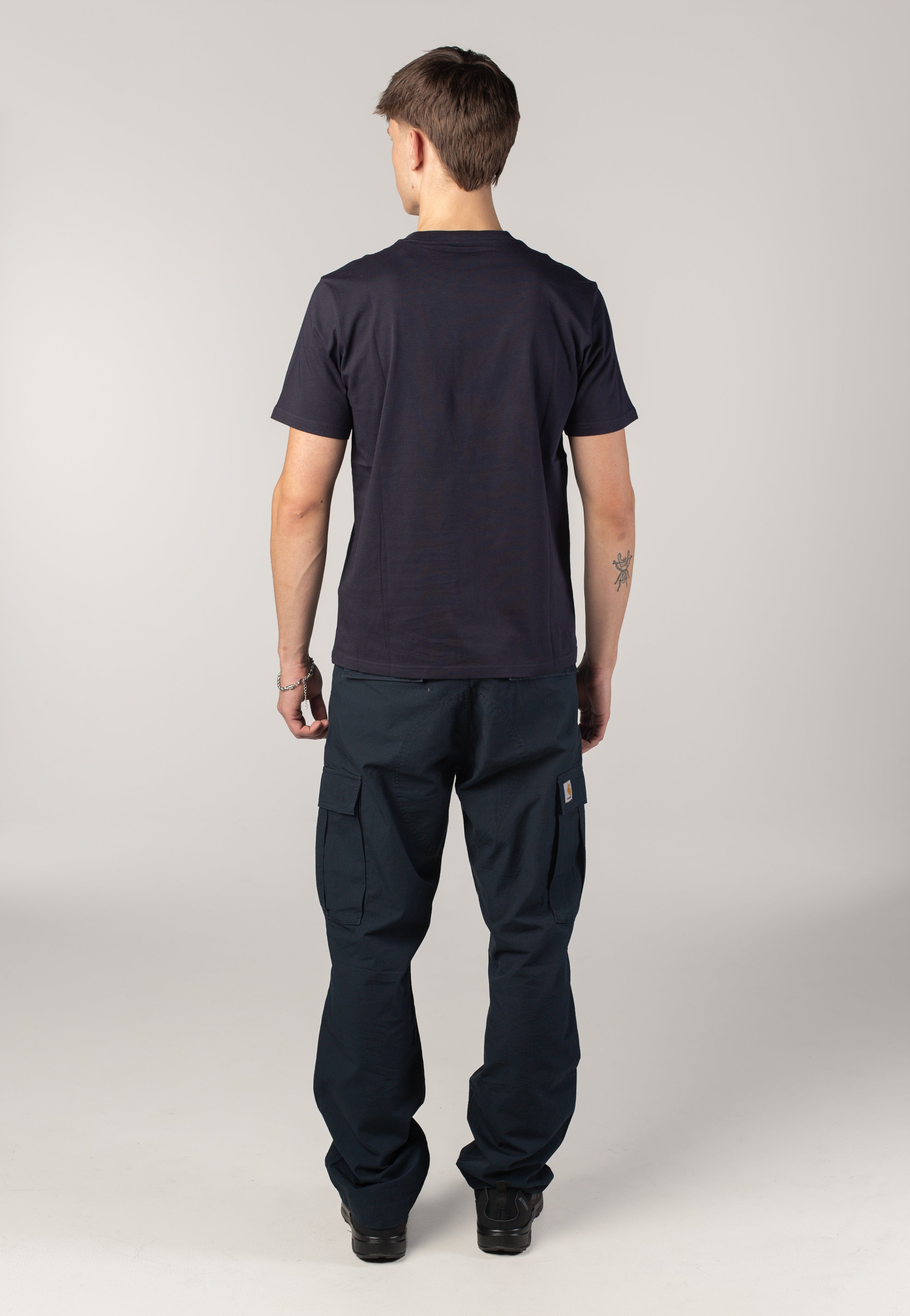 Carhartt WIP - Regular Cargo Rinsed Deep Night - Pants | Men-Image