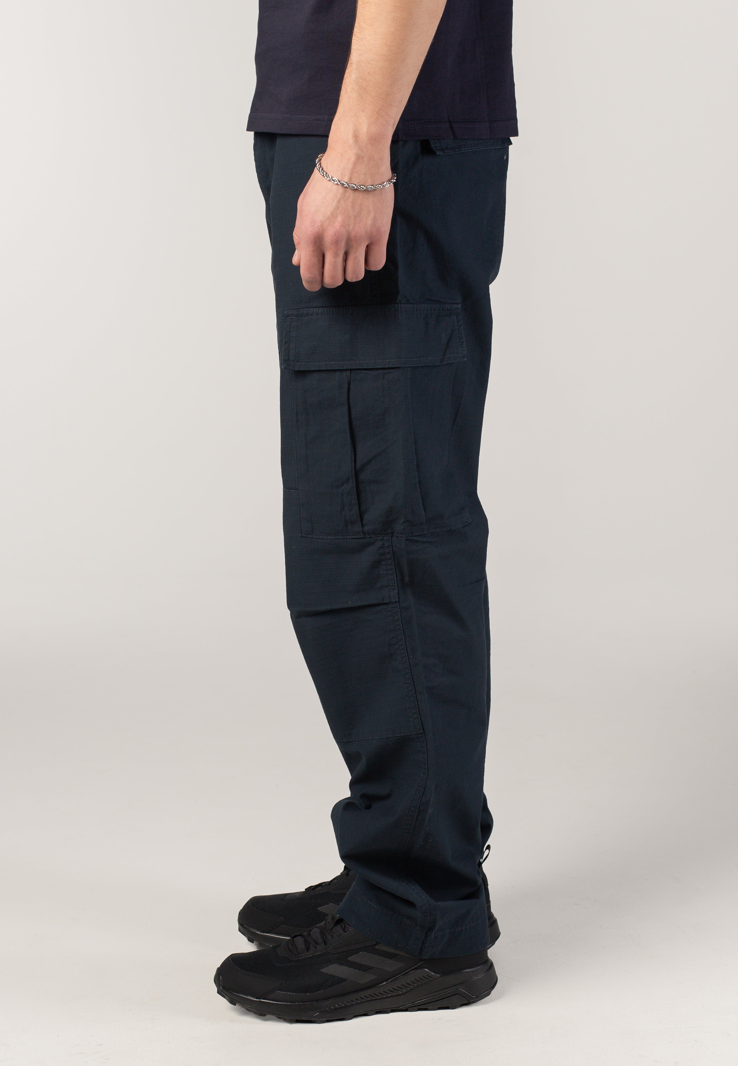 Carhartt WIP - Regular Cargo Rinsed Deep Night - Pants | Men-Image