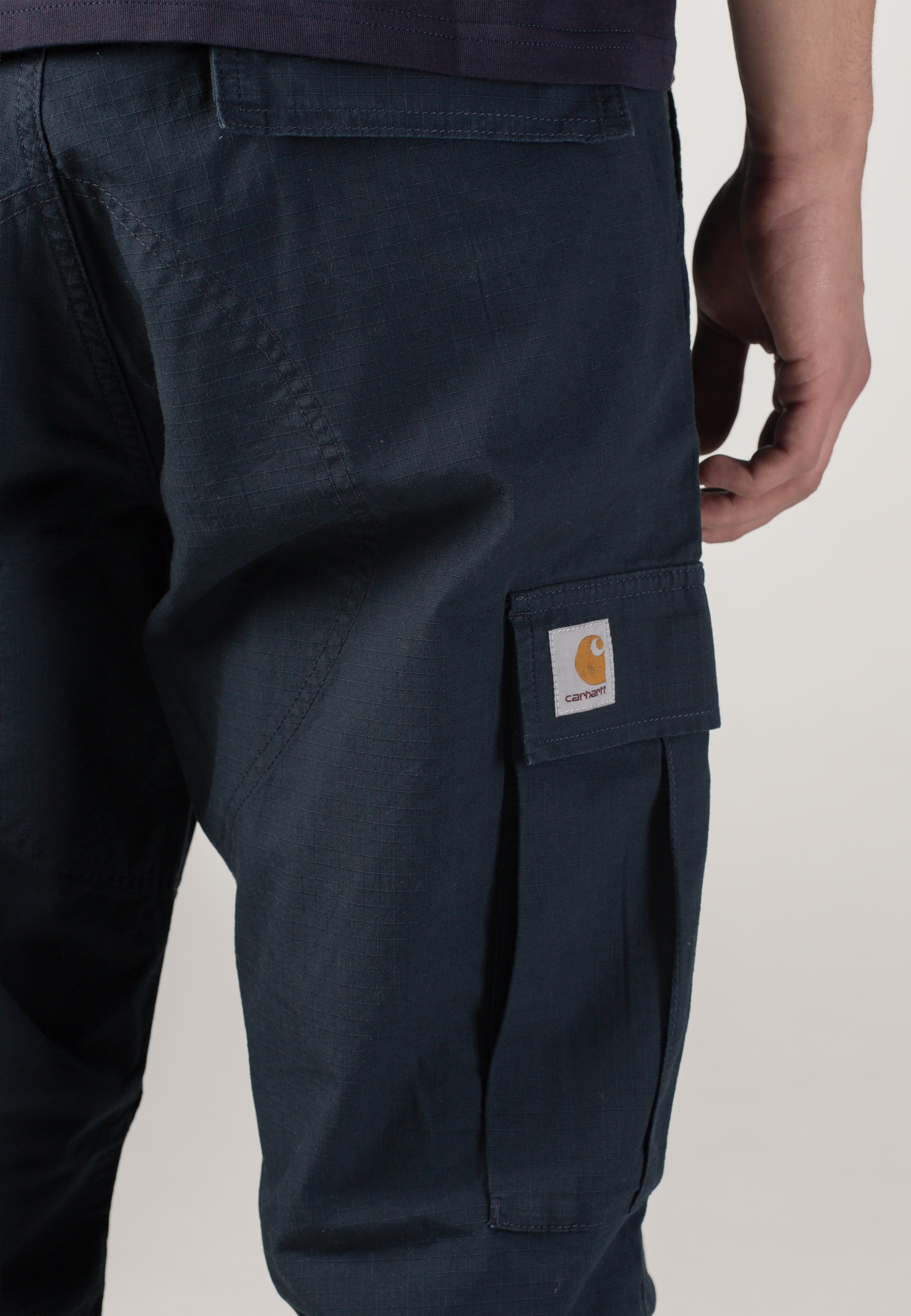Carhartt WIP - Regular Cargo Rinsed Deep Night - Pants | Men-Image