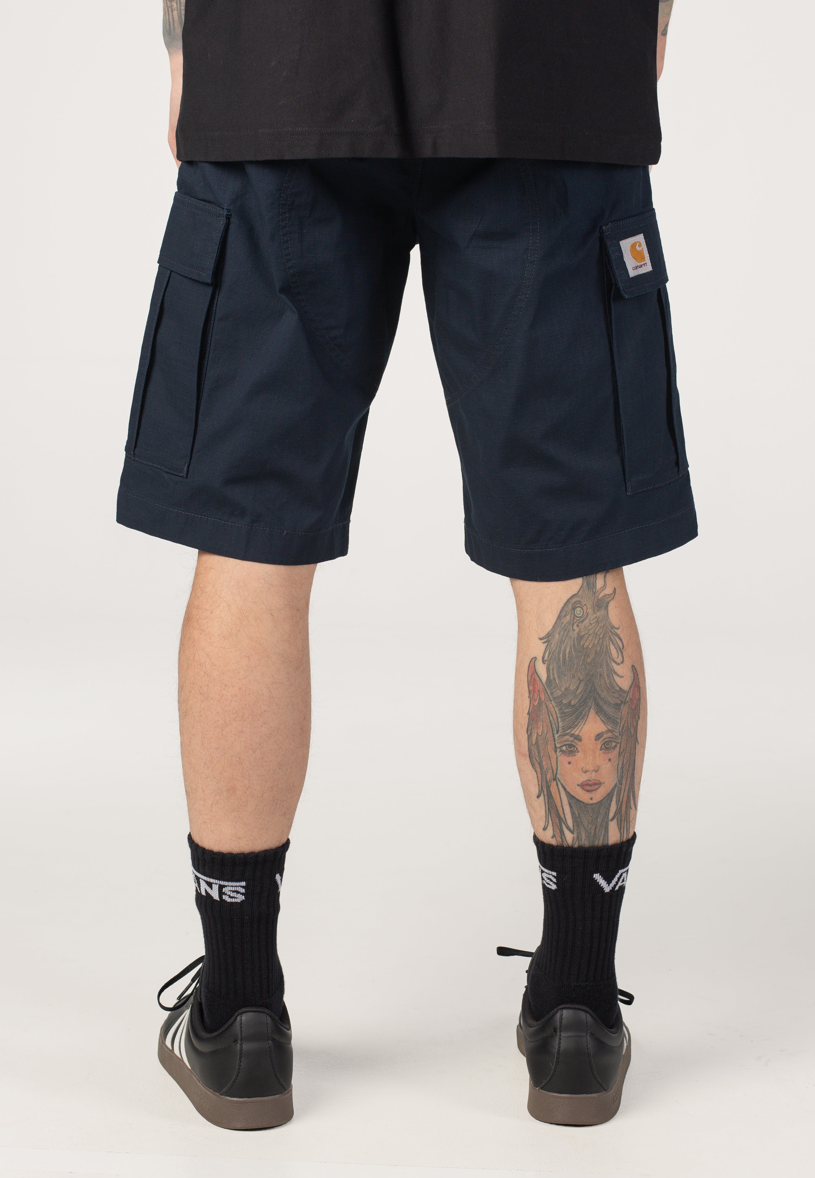 Carhartt WIP - Regular Cargo Rinsed Deep Night - Shorts | Men-Image