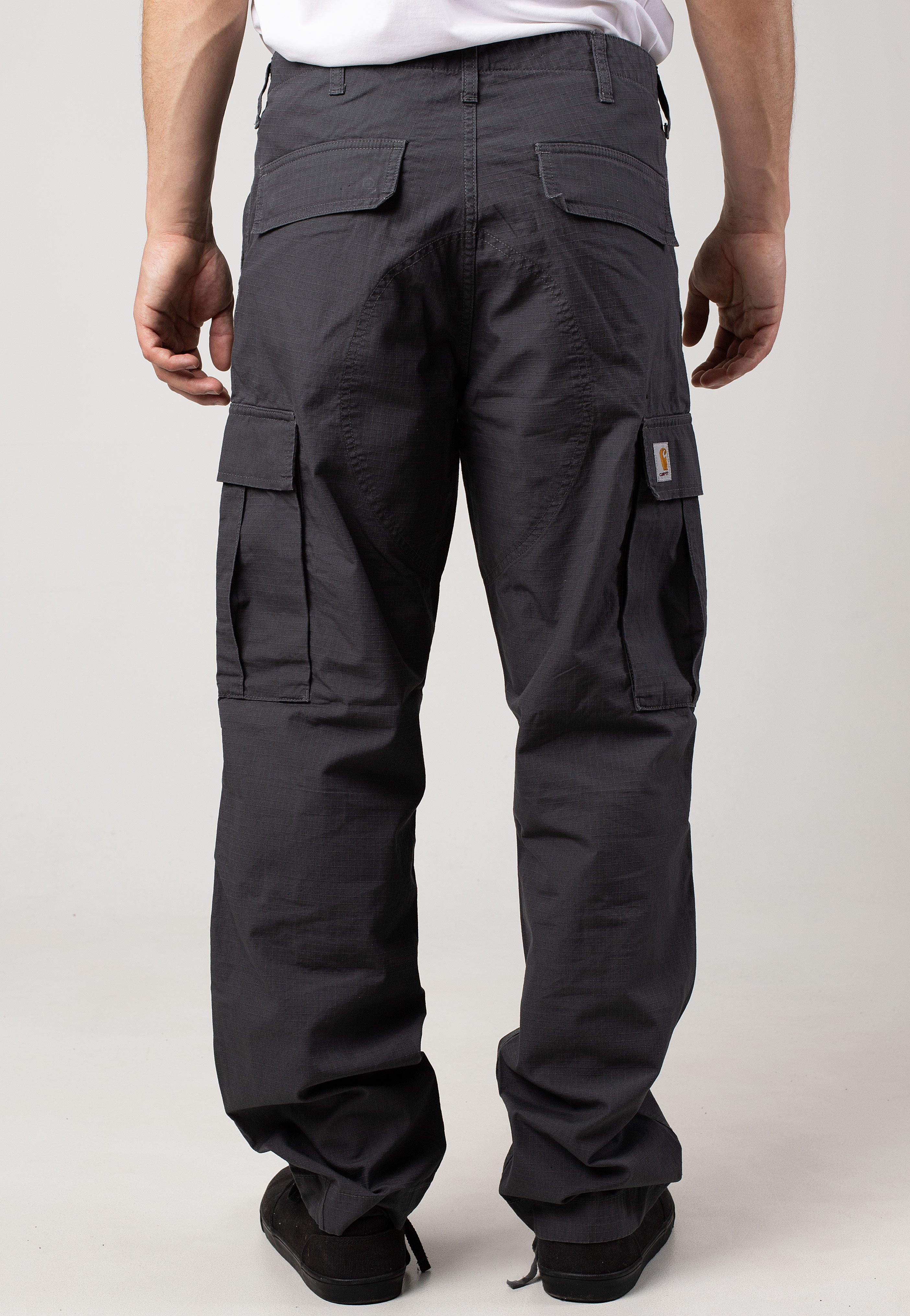Carhartt WIP - Regular Cargo Rinsed Graphite - Pants | Men-Image