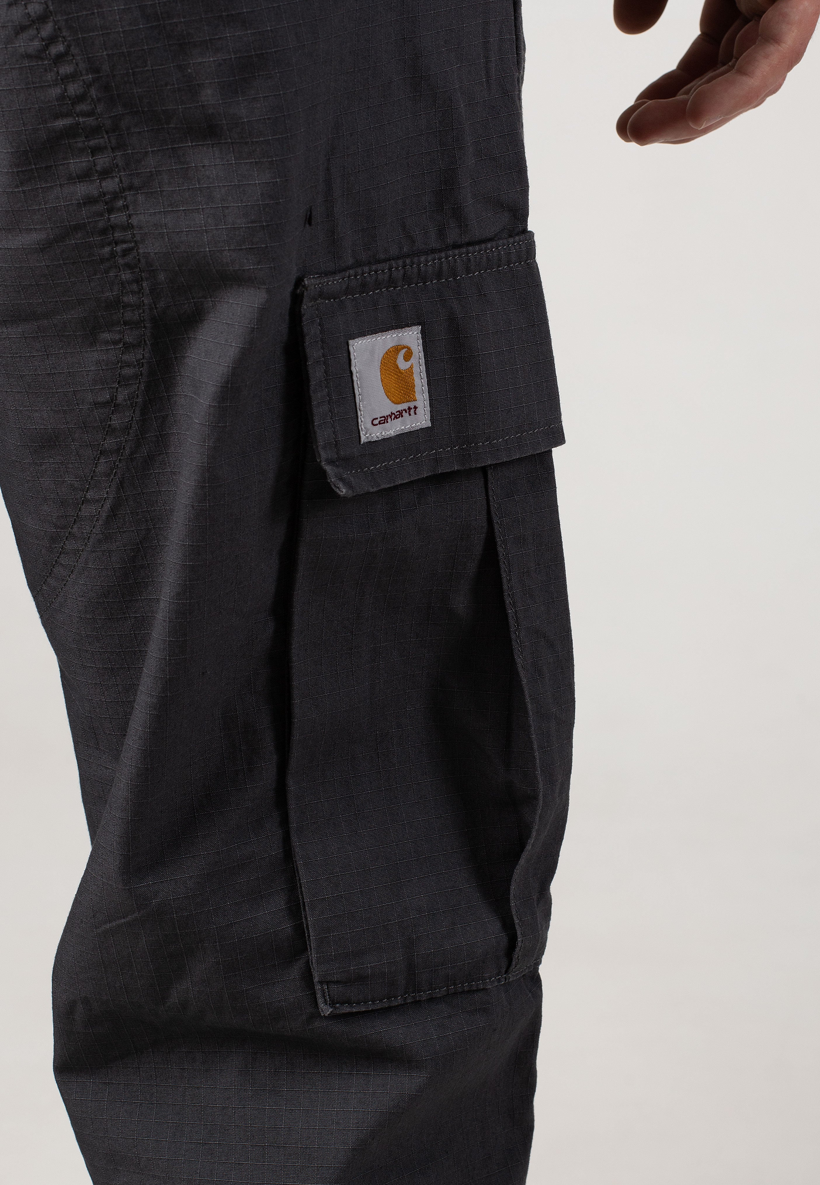 Carhartt WIP - Regular Cargo Rinsed Graphite - Pants | Men-Image