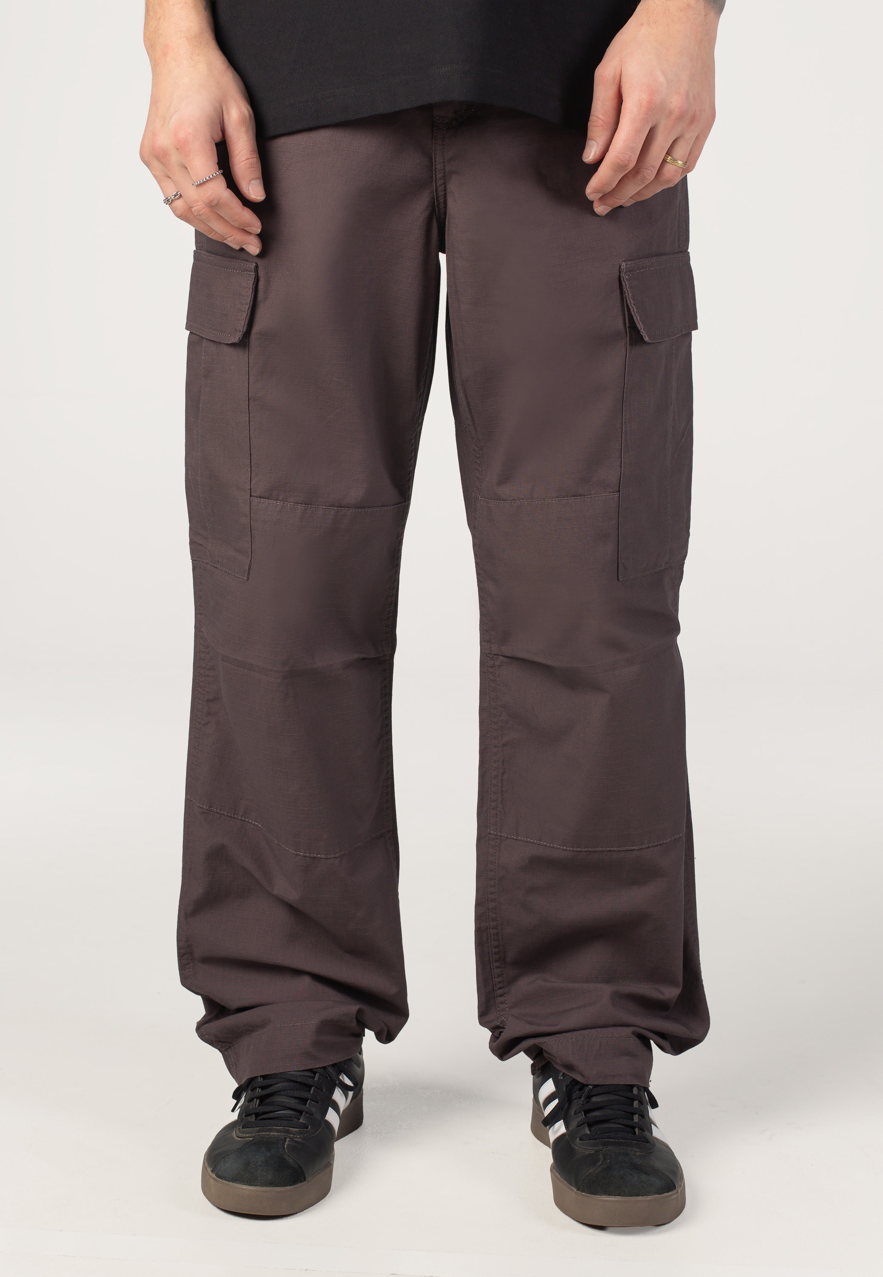 Carhartt WIP - Regular Cargo Rinsed Shale - Pants | Men-Image