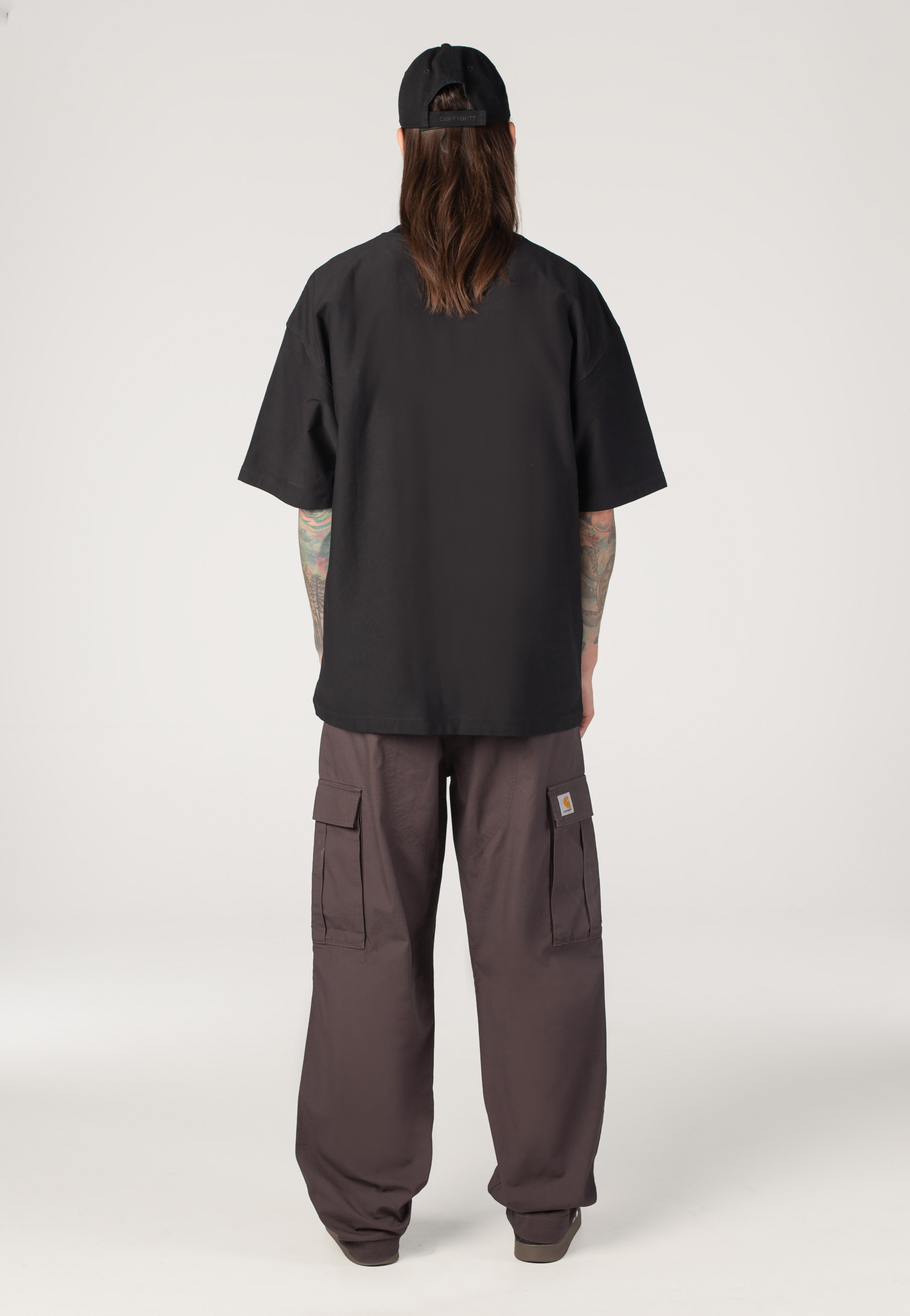 Carhartt WIP - Regular Cargo Rinsed Shale - Pants | Men-Image