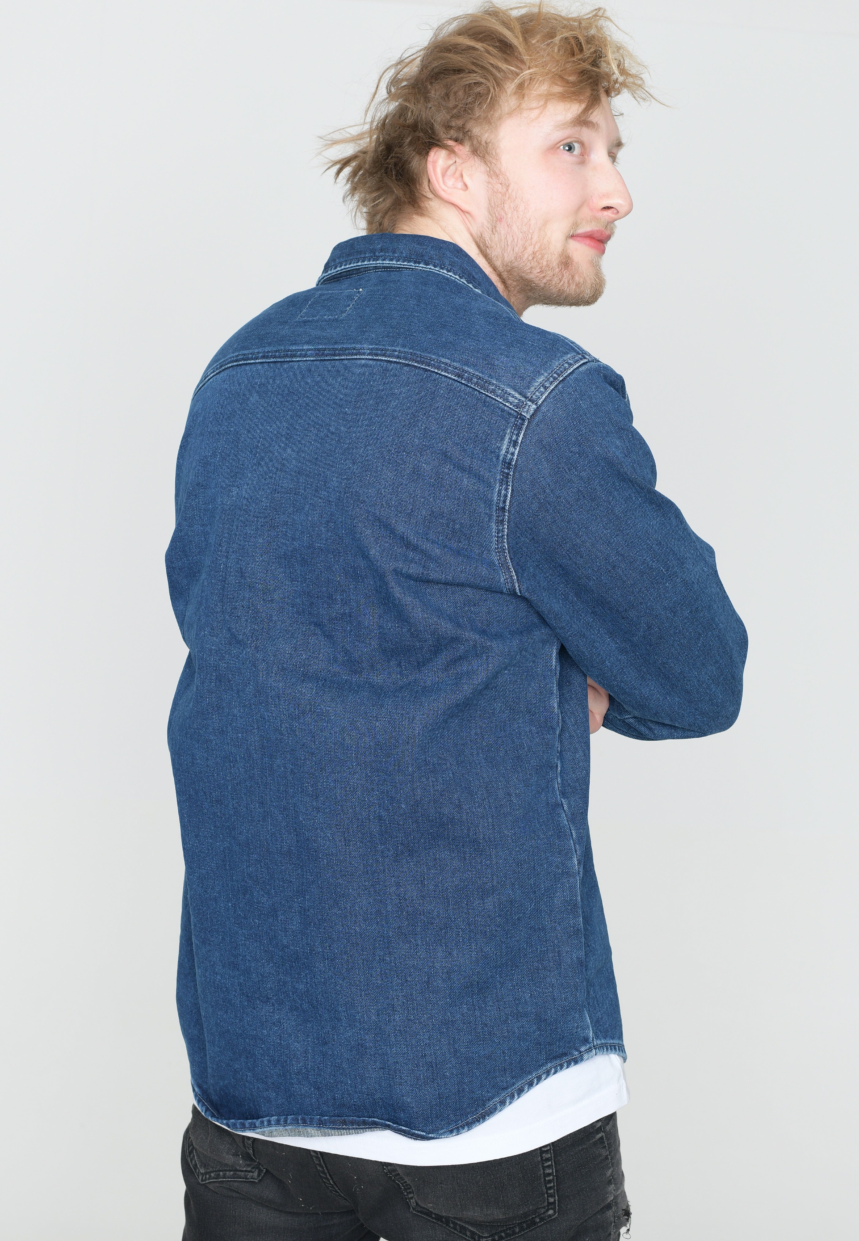 Carhartt WIP - Salinac Stone Washed Blue - Shirt | Men-Image