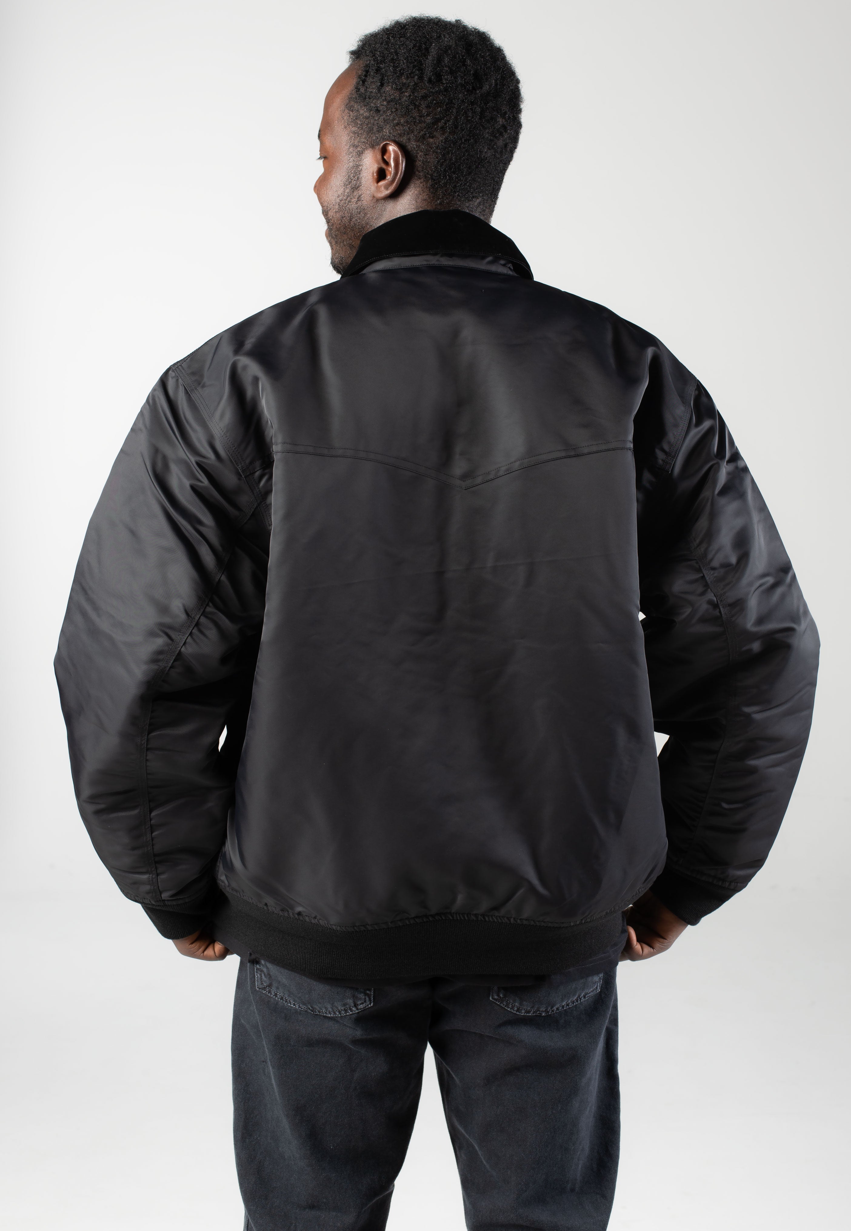 Carhartt WIP - Santa Fe Alumni Black/Scarlet - Jacket | Men-Image
