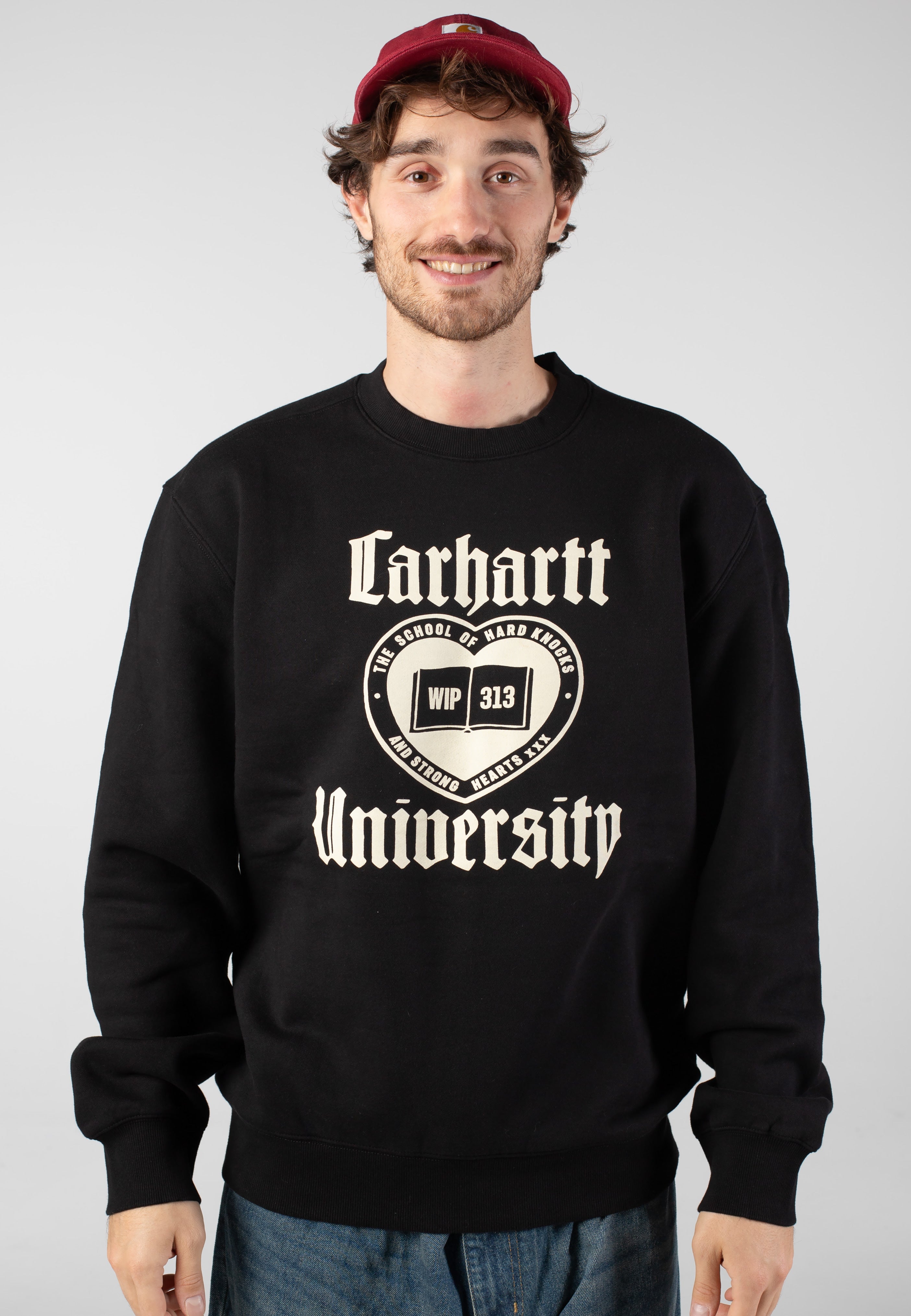 Carhartt WIP - Schooling Black - Sweater | Men-Image