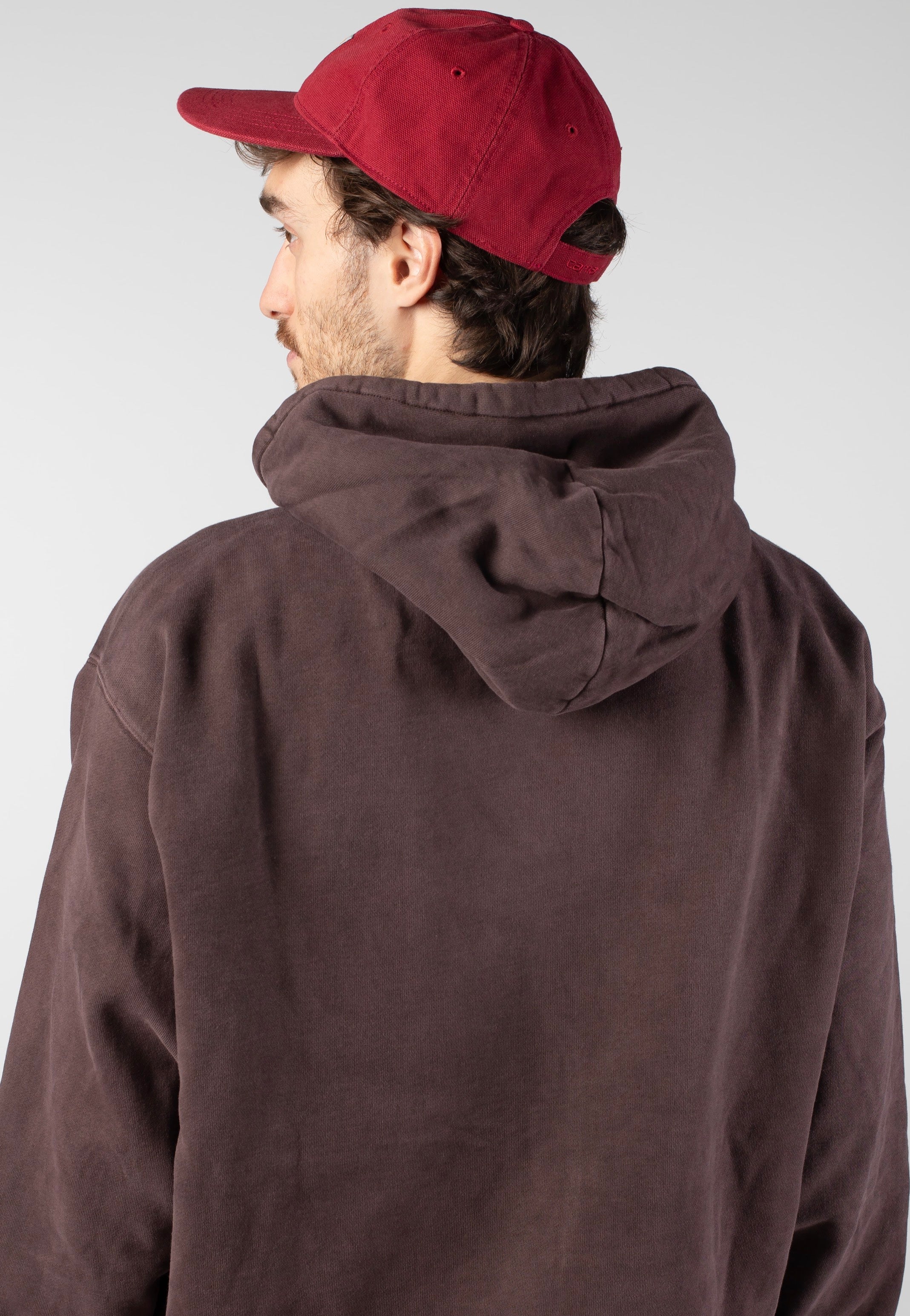 Carhartt WIP - Selby Canvas Stone Washed Scarlet - Cap | Neutral-Image