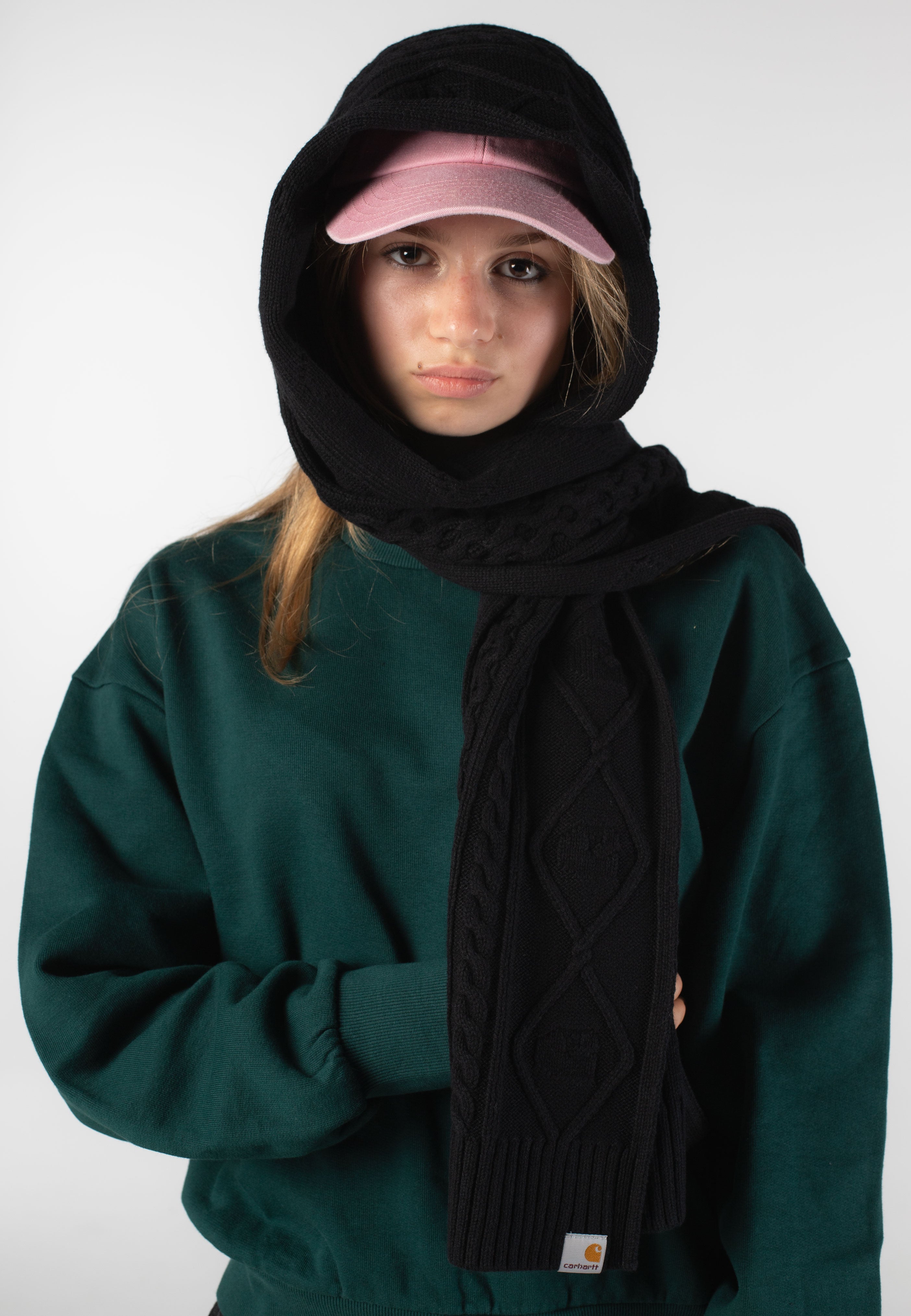 Carhartt WIP - Shawn Black - Scarf | Neutral-Image