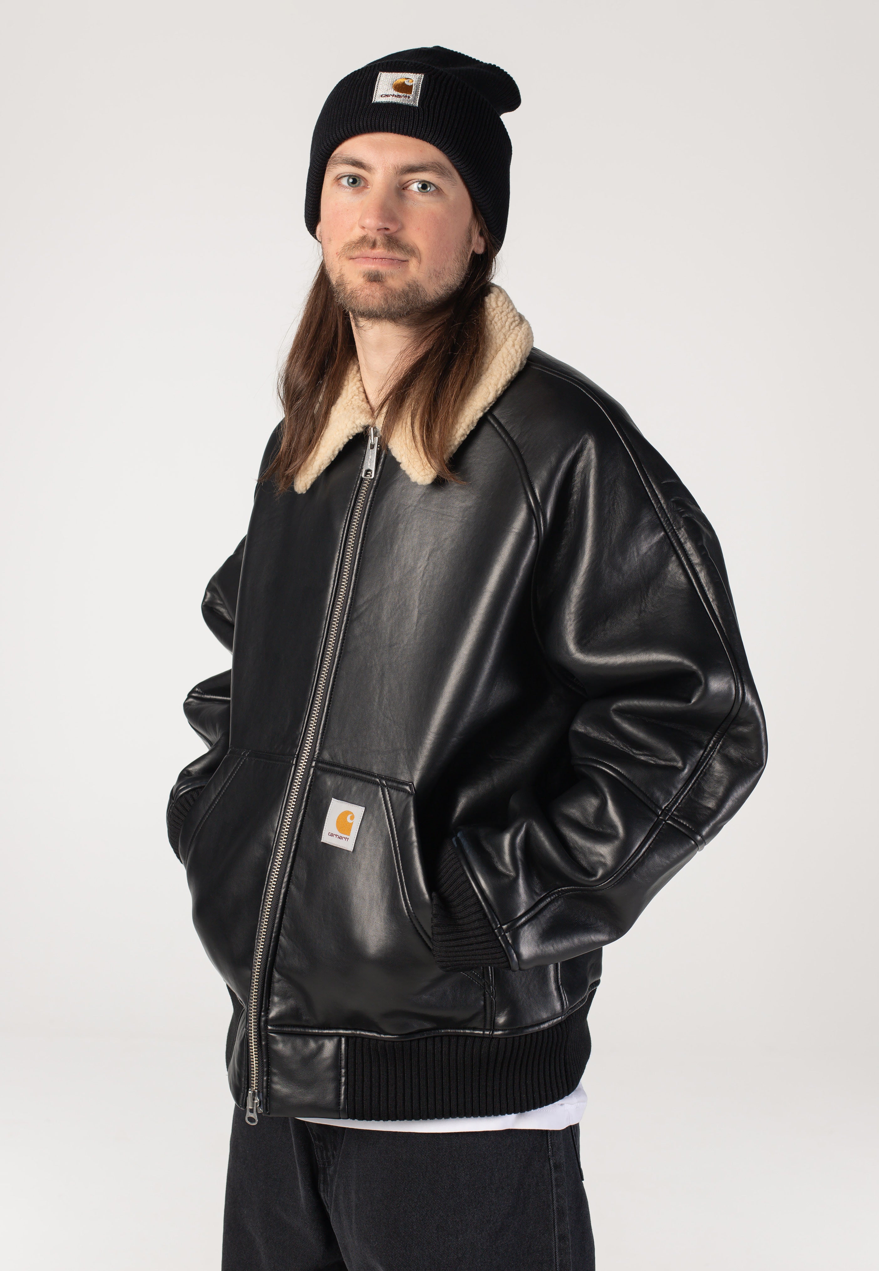 Carhartt WIP - Shepton Black/Natural - Jacket | Men-Image
