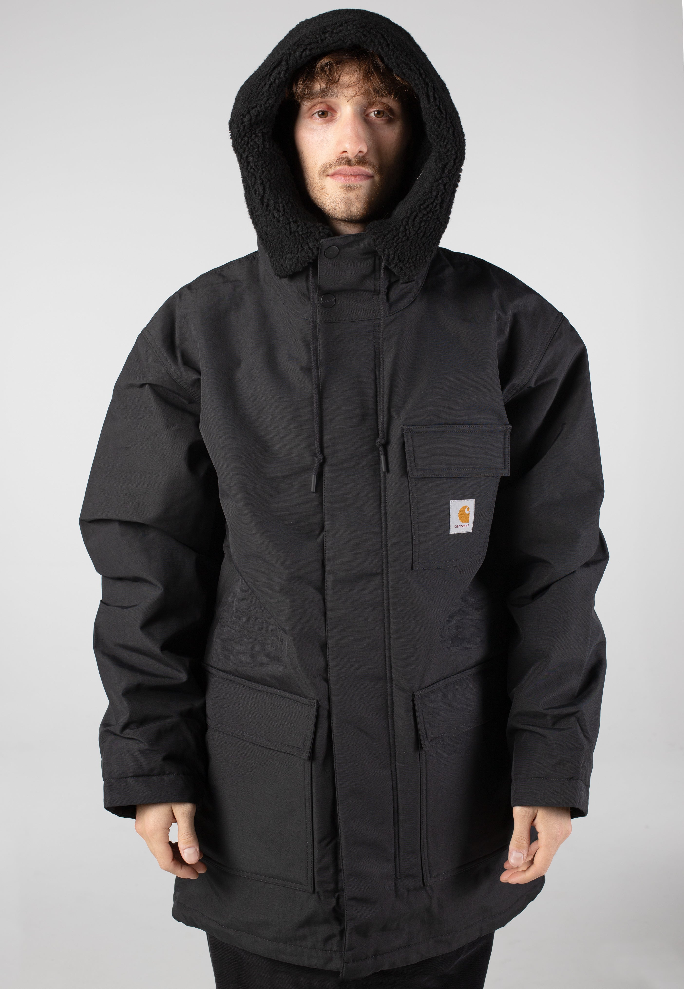 ジャケット・アウター Carhartt wip BERM jacket BLACK Carhartt WIP Berm Jacket Carhartt WIP