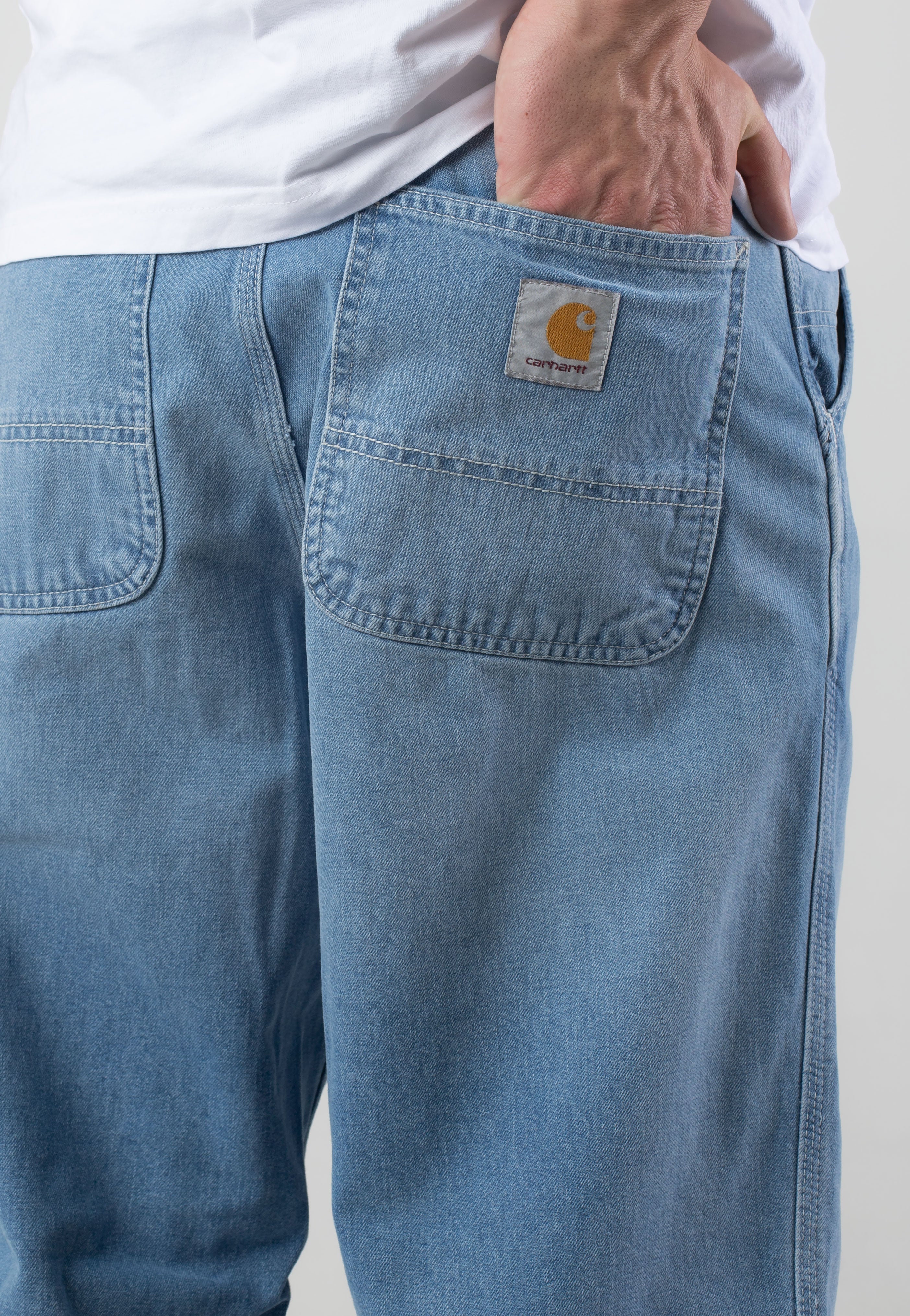 Carhartt WIP - Simple Blue Light True Washed - Pants | Men-Image