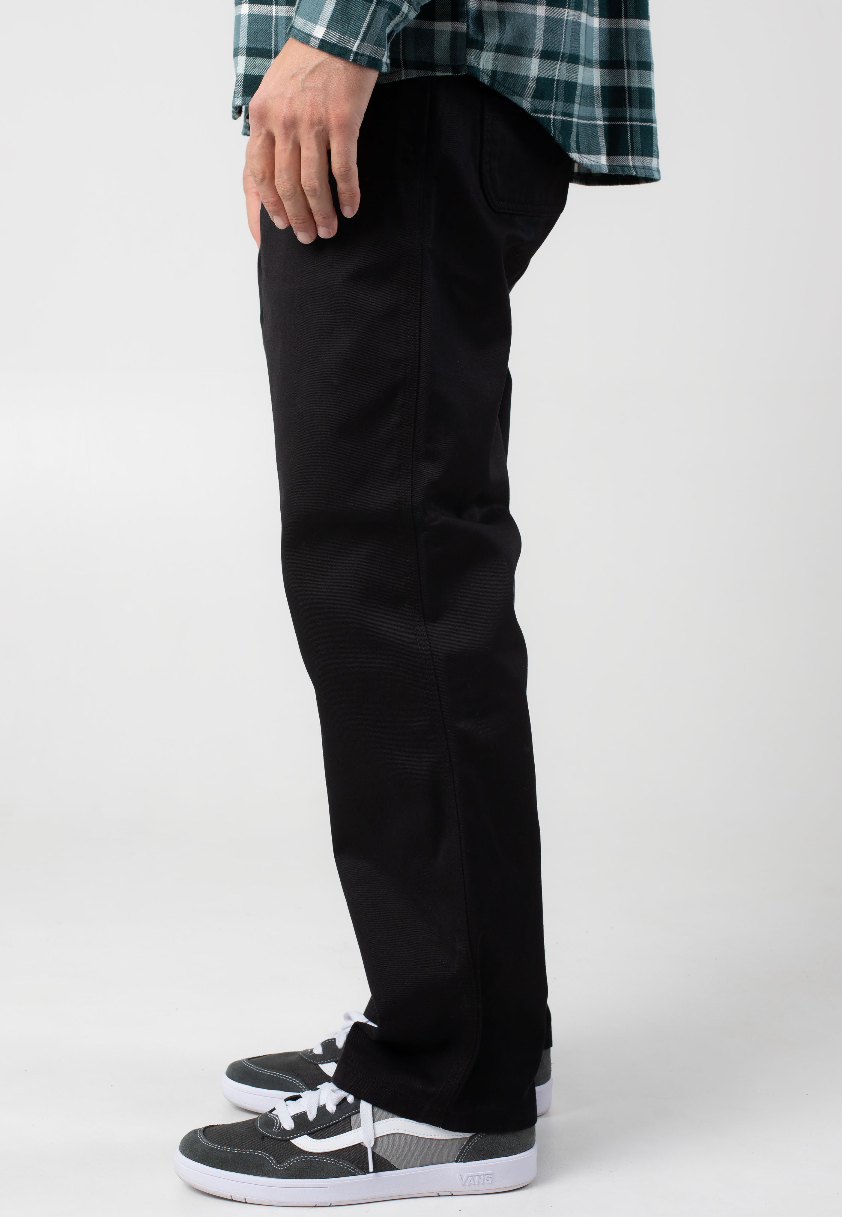 Carhartt WIP - Simple Rinsed Black - Pants | Men-Image