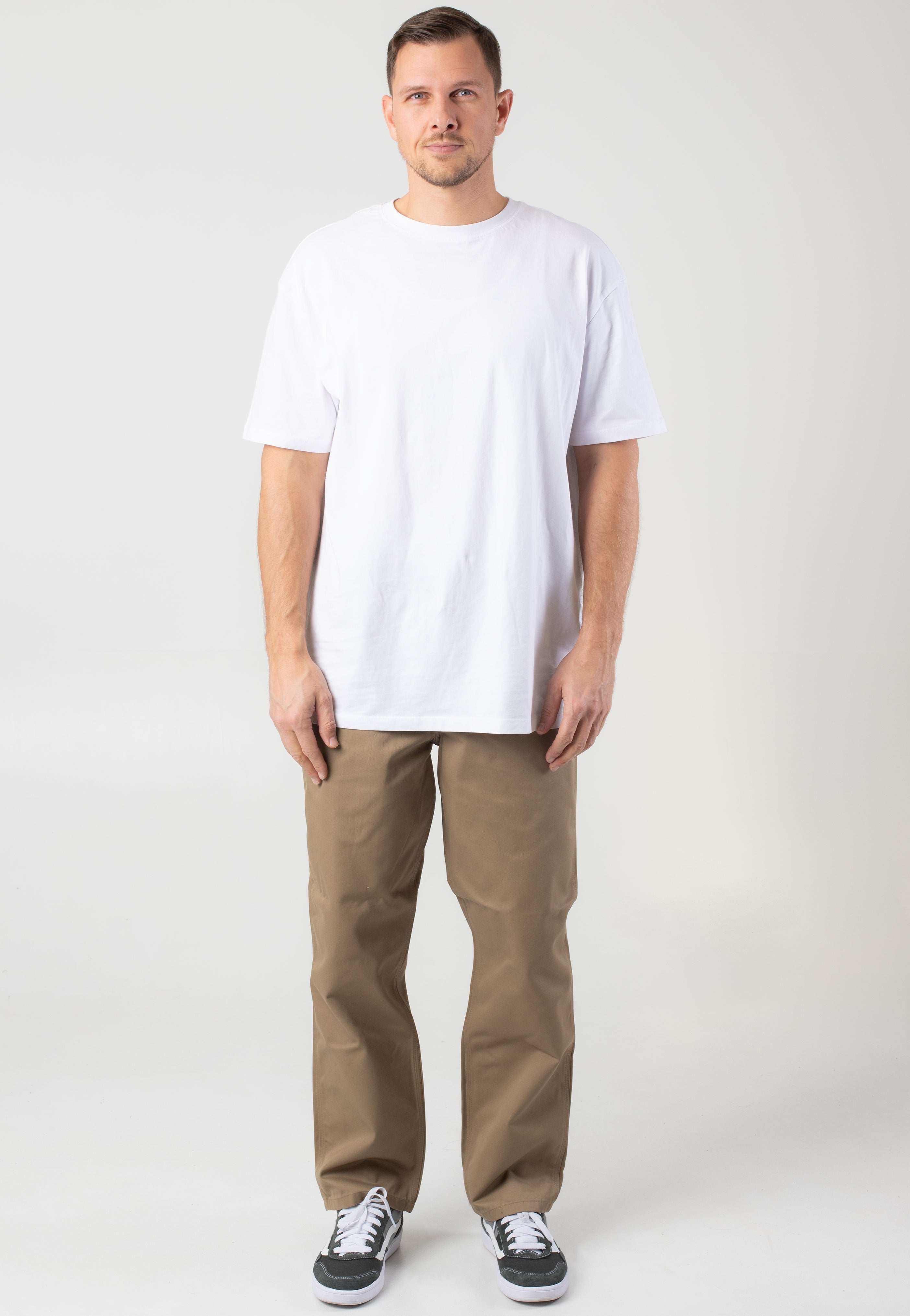 Carhartt WIP - Simple Rinsed Leather - Pants | Men-Image