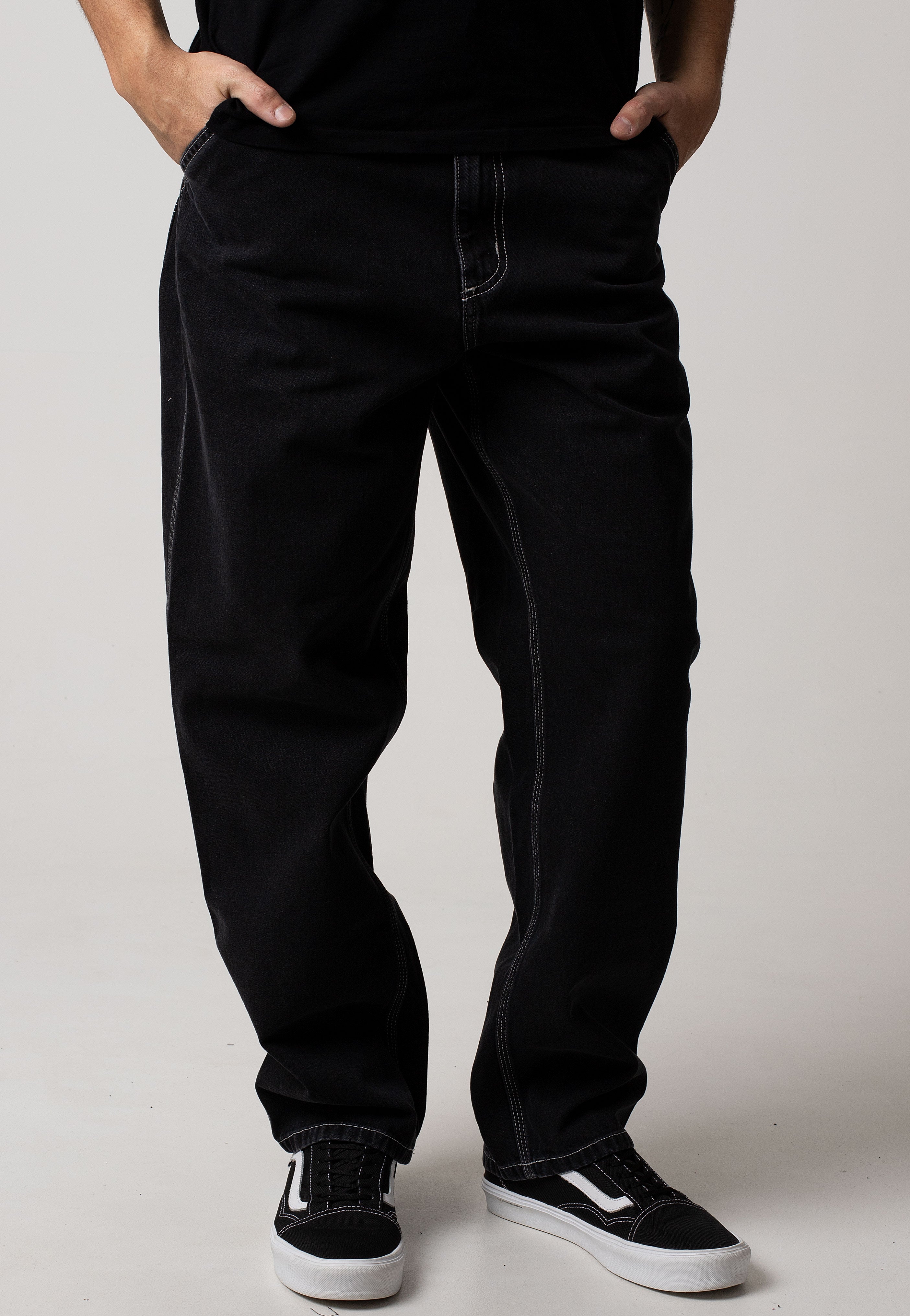 Carhartt WIP - Simple Stone Washed Black - Jeans | Men-Image