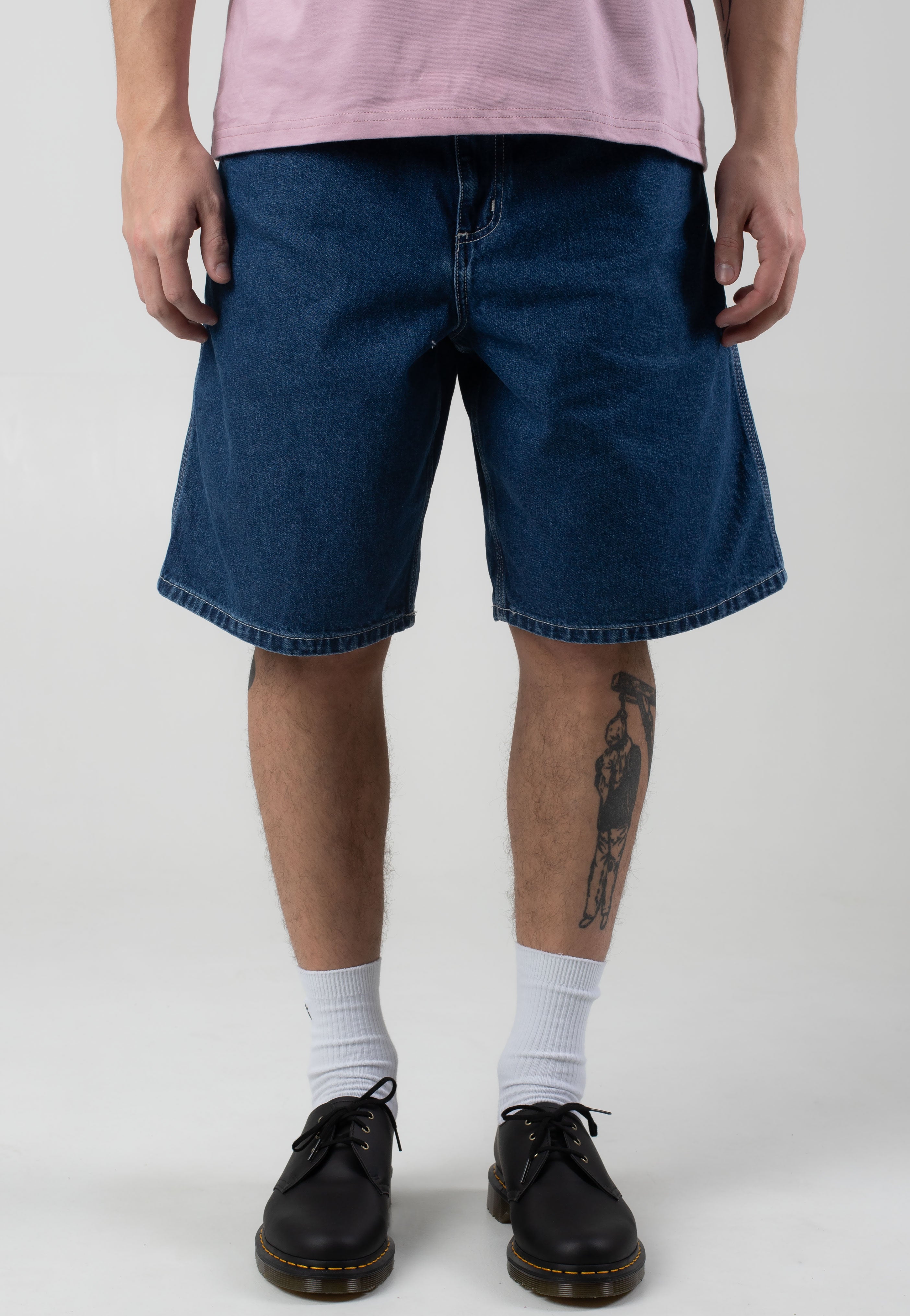 Carhartt WIP - Simple Stone Washed Blue - Shorts | Men-Image