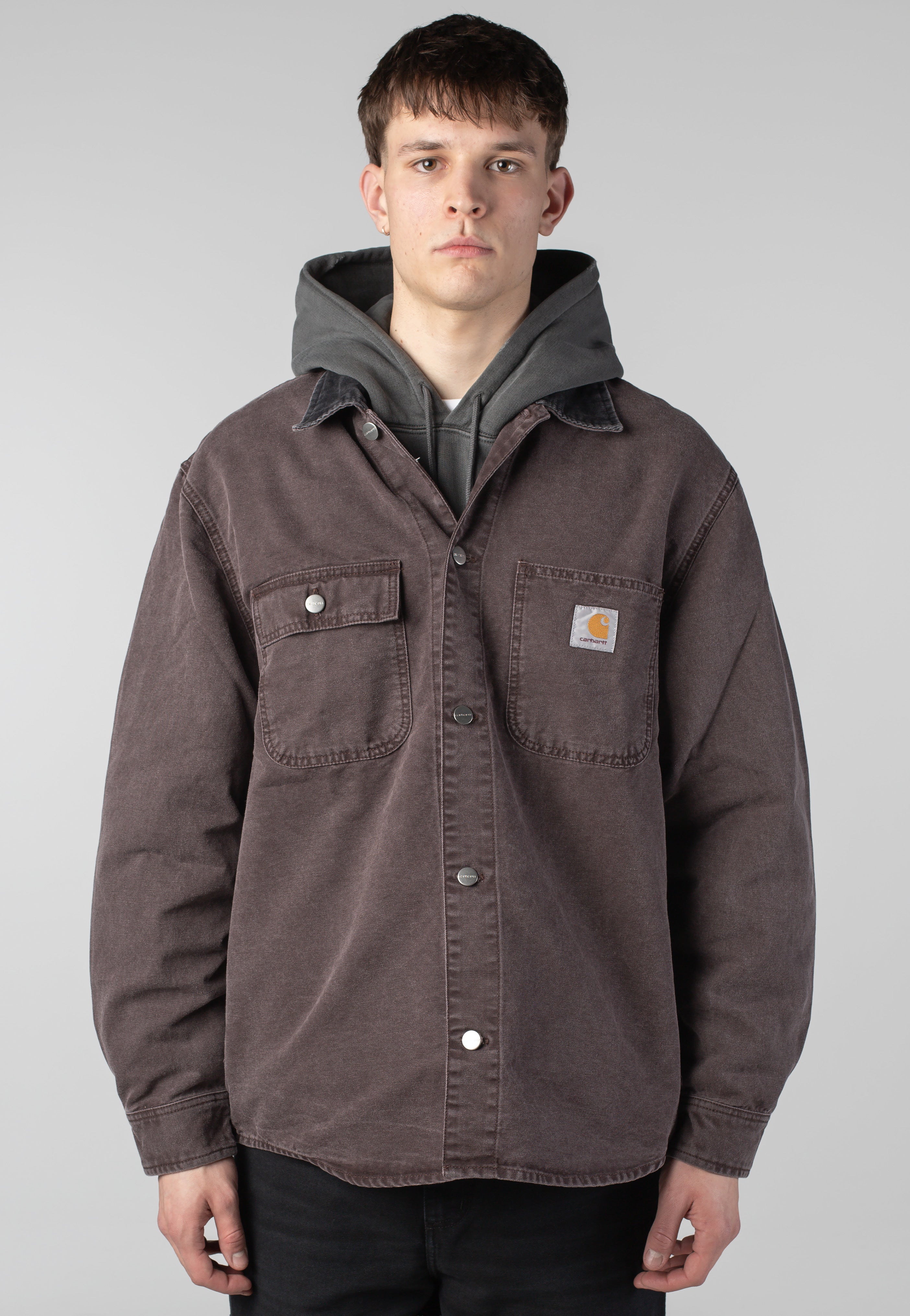 Carhartt WIP - Mitch Dusky Canvas Palisander/Black - Jacket | Men-Image