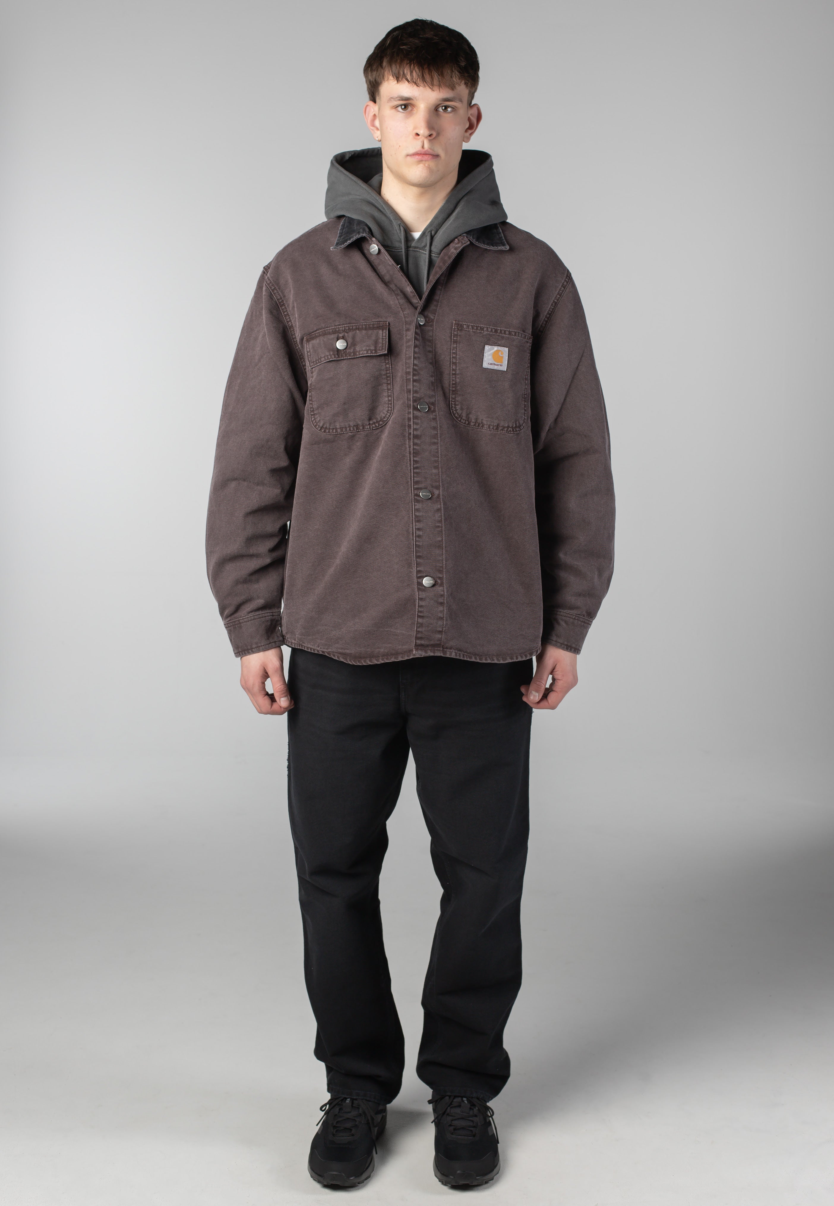 Carhartt WIP - Mitch Dusky Canvas Palisander/Black - Jacket | Men-Image