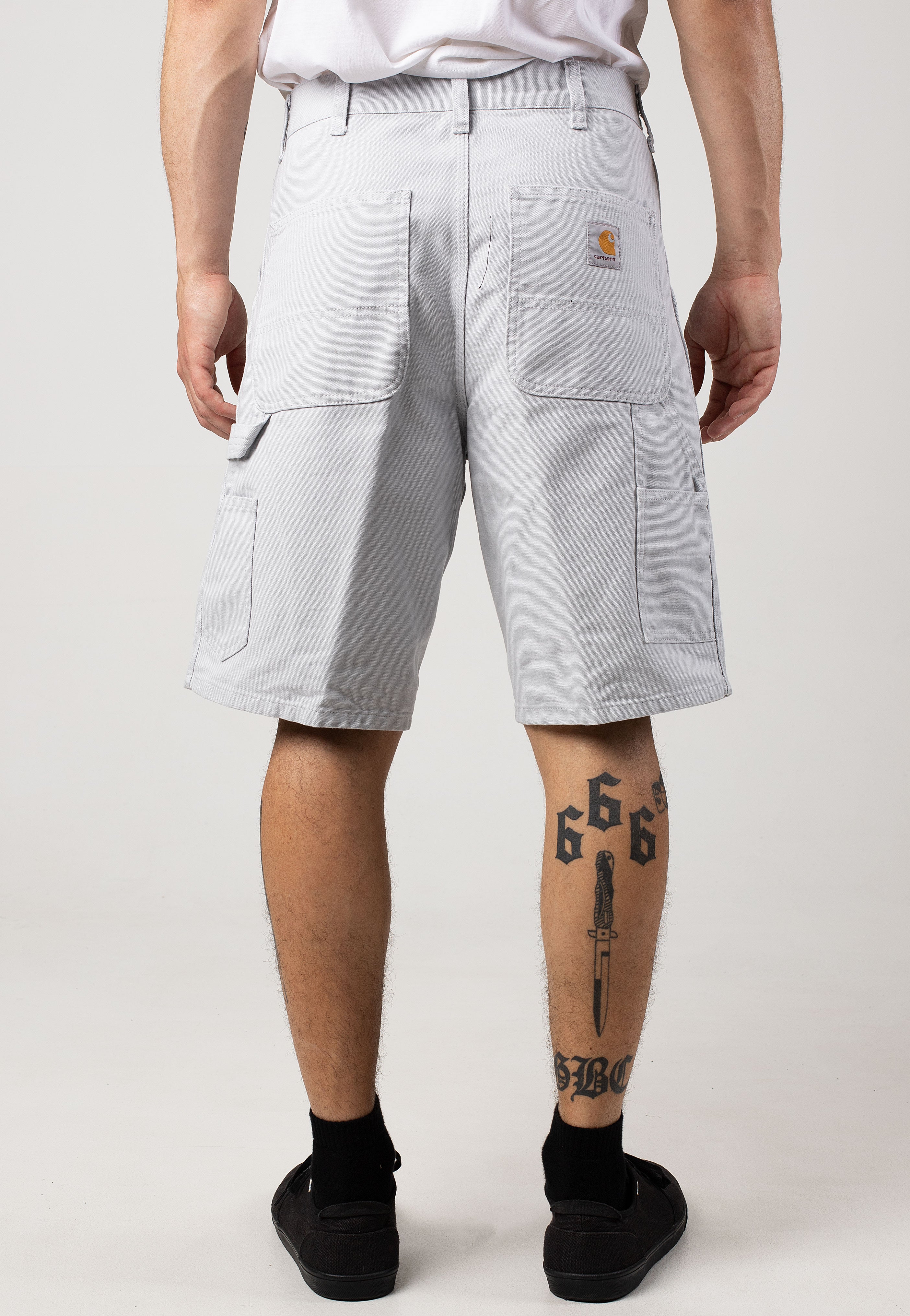 Carhartt WIP Single Knee Rinsed Basalt - Shorts | Impericon