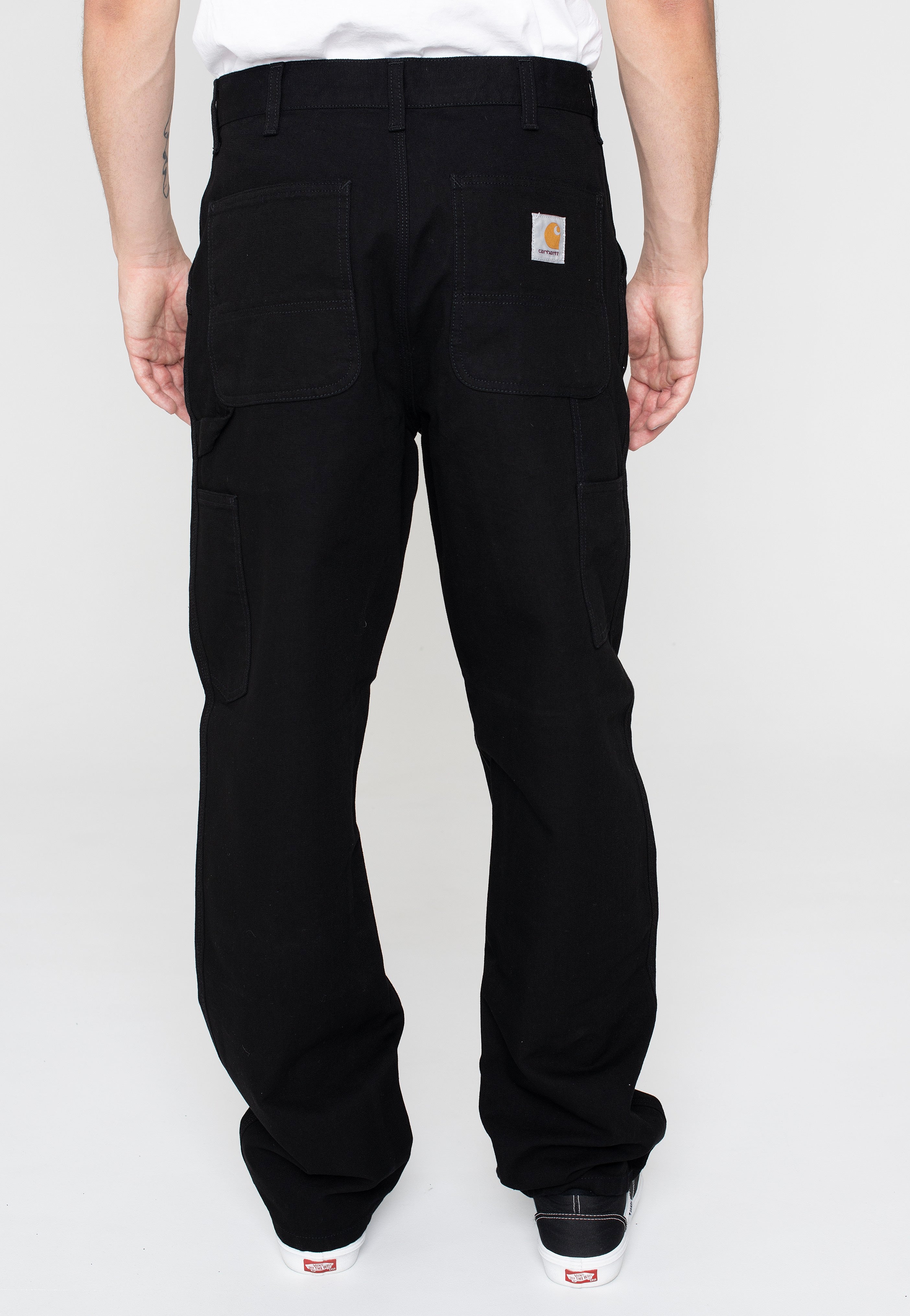 Carhartt WIP Single Knee Rinsed Black - Pants | Impericon