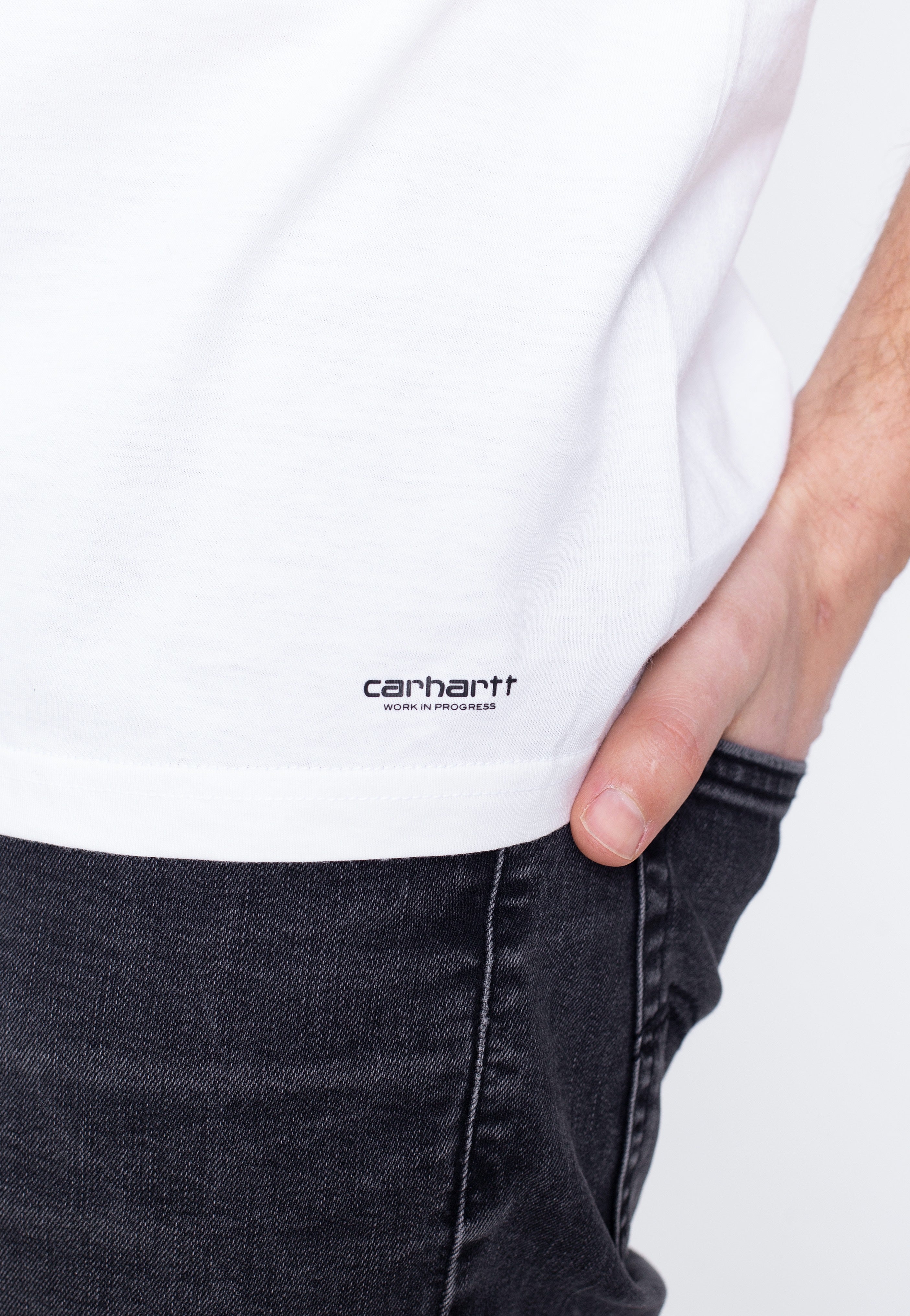 Carhartt WIP - Standard Crew Neck Pack Of 2 White/White - T-Shirt | Men-Image