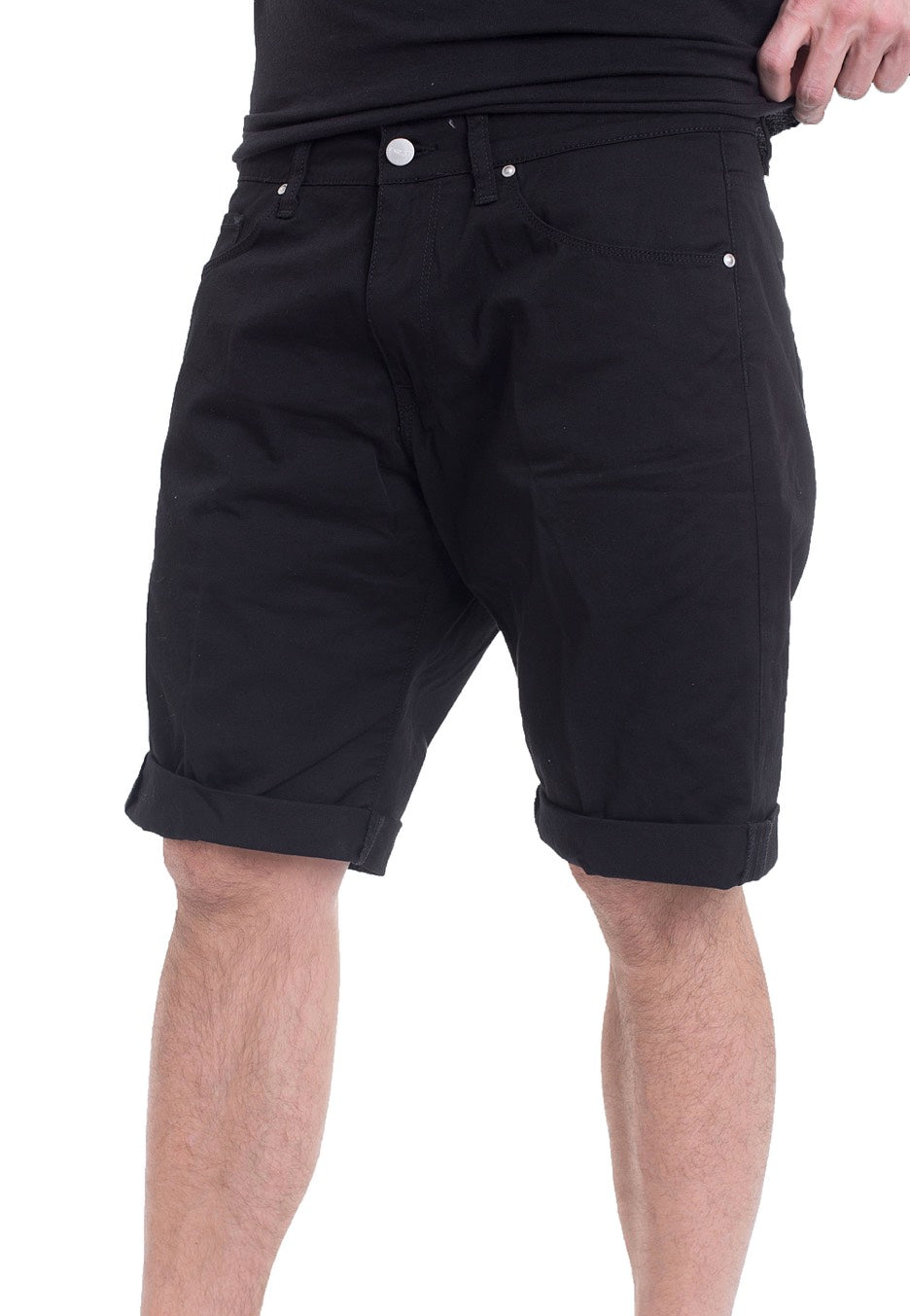 Carhartt WIP - Swell Witchita Black Rinsed - Shorts | Men-Image