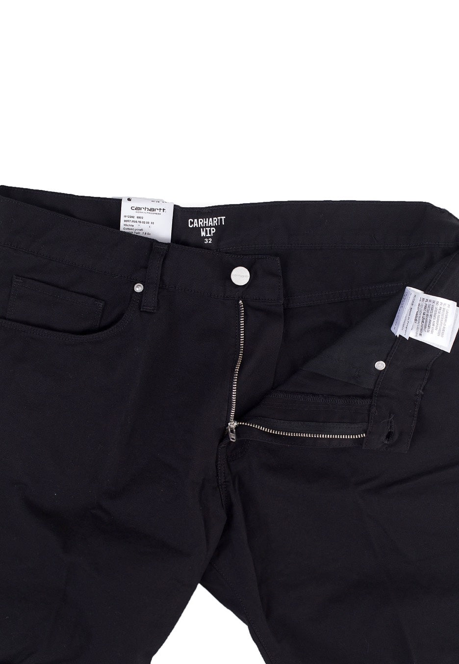 Carhartt WIP - Swell Witchita Black Rinsed - Shorts | Men-Image