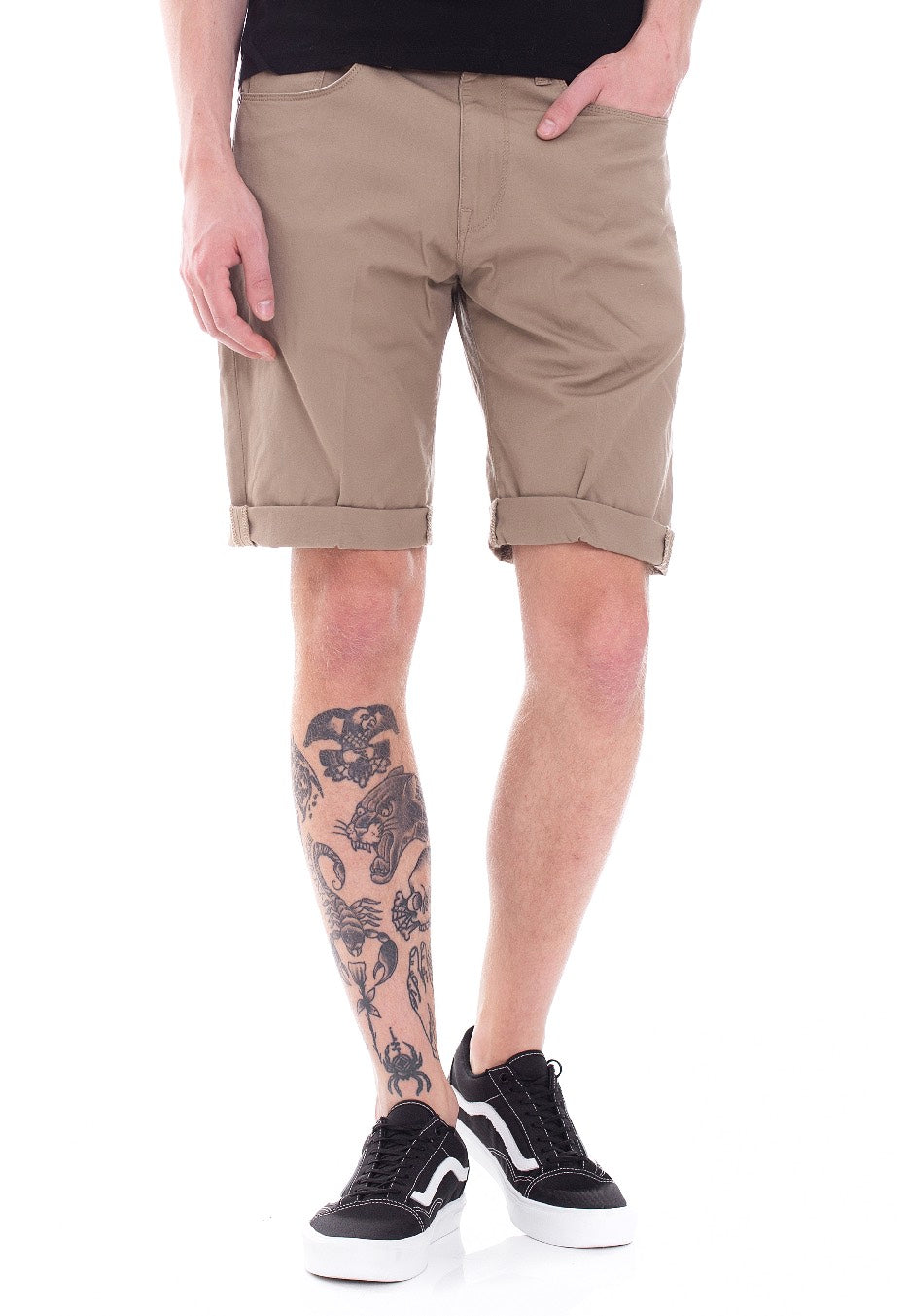 Carhartt WIP - Swell Witchita Leather Rinsed - Shorts | Men-Image