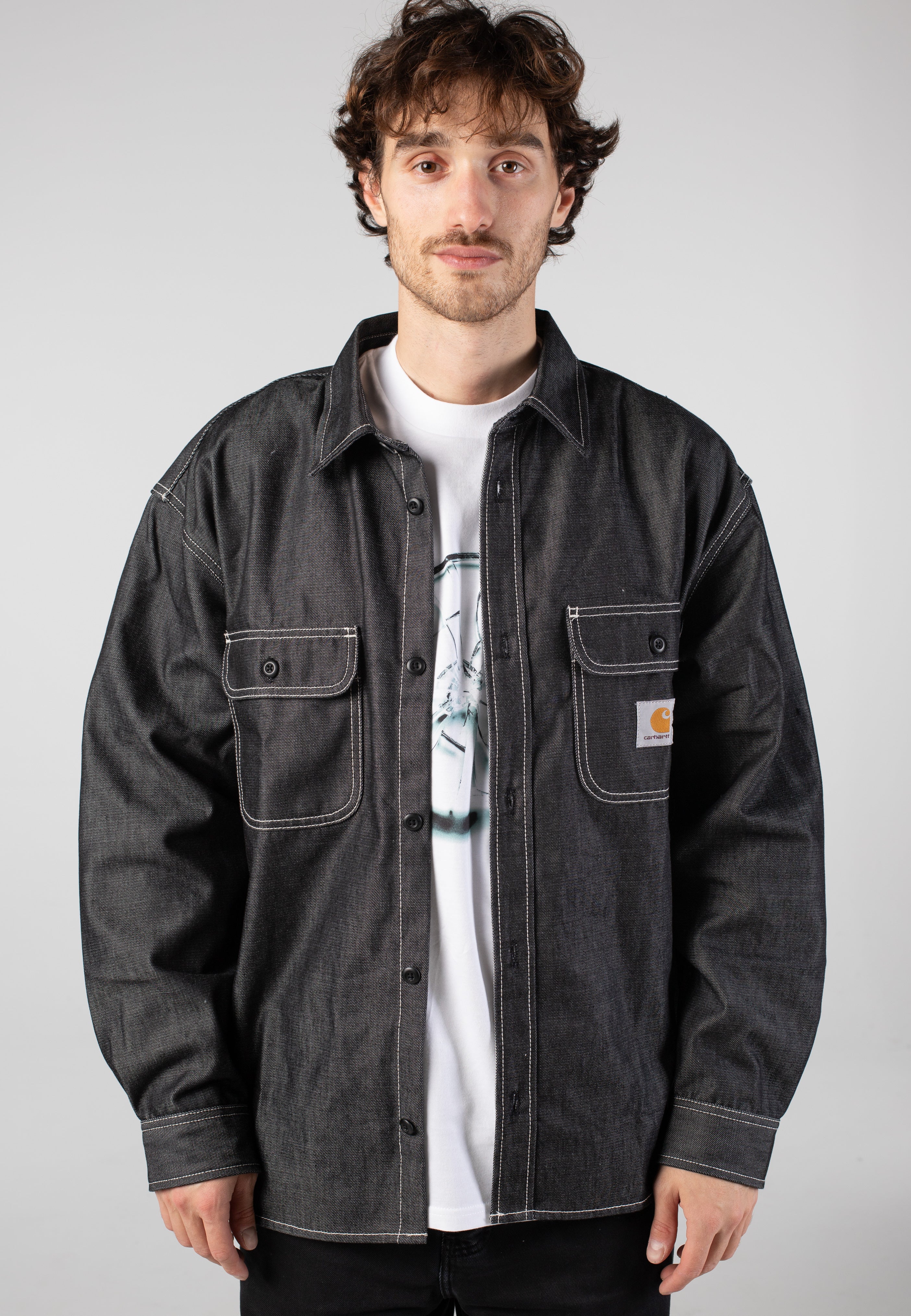 Carhartt WIP - Tigan Rigid Black - Jacket | Men-Image