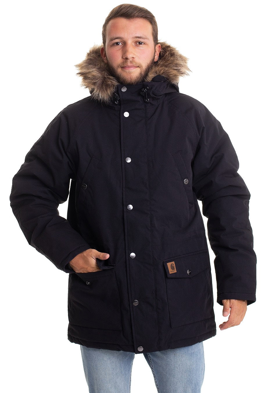Carhartt WIP - Trapper Black - Jacket | Men-Image