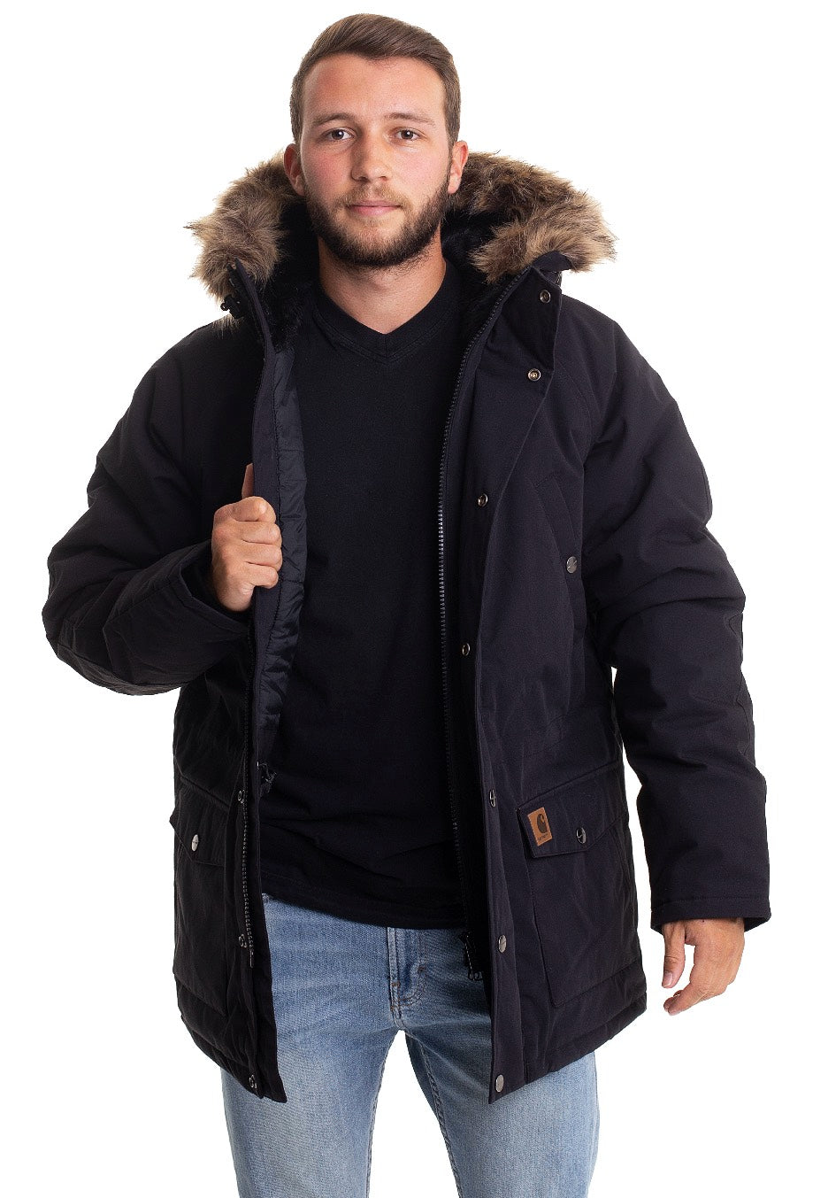 Carhartt WIP - Trapper Black - Jacket | Men-Image