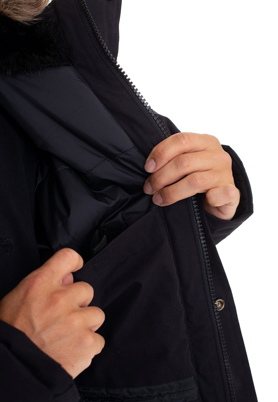 Carhartt WIP - Trapper Black - Jacket | Men-Image