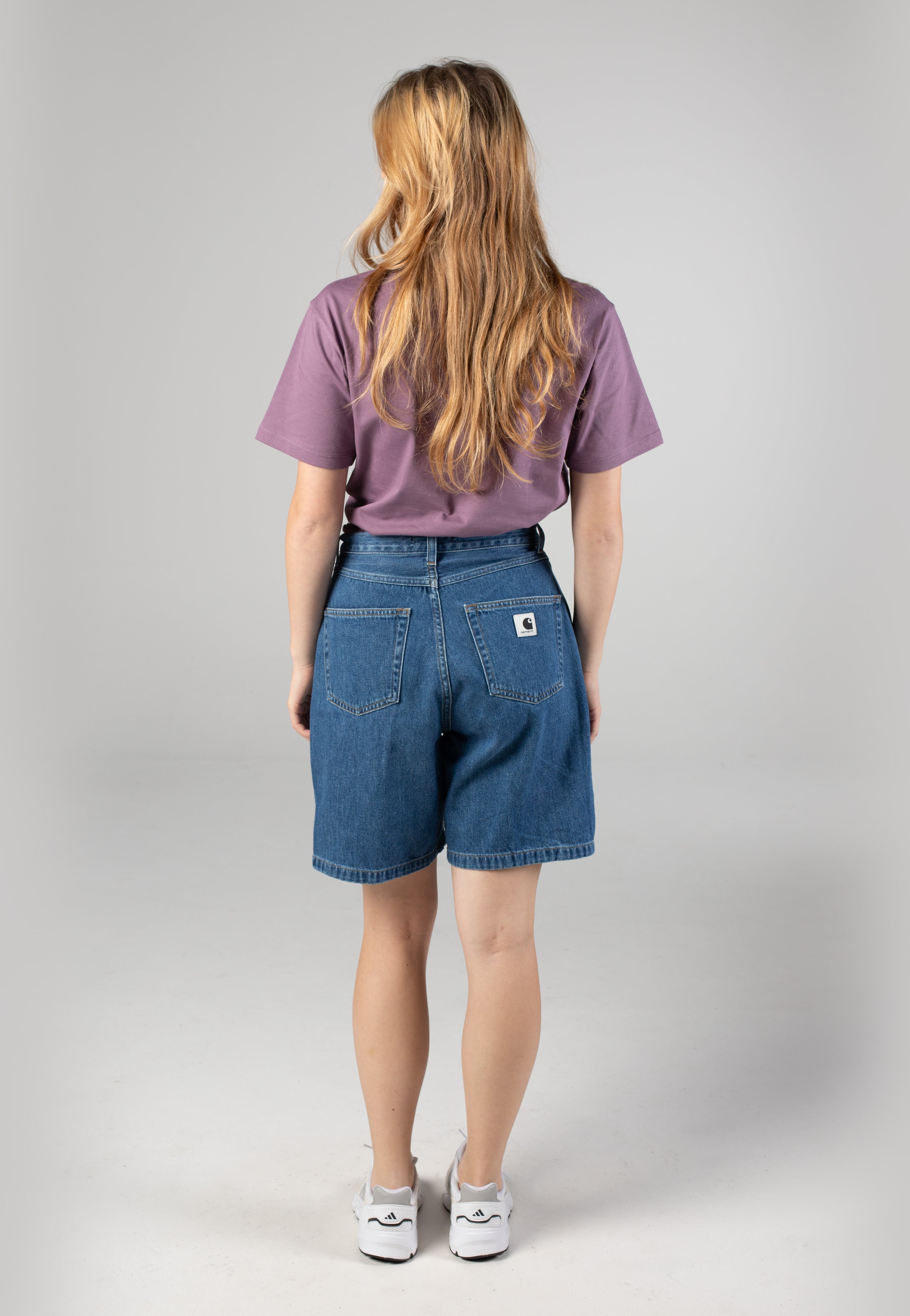 Carhartt WIP - W' Alta Stone Washed Blue - Shorts | Women-Image