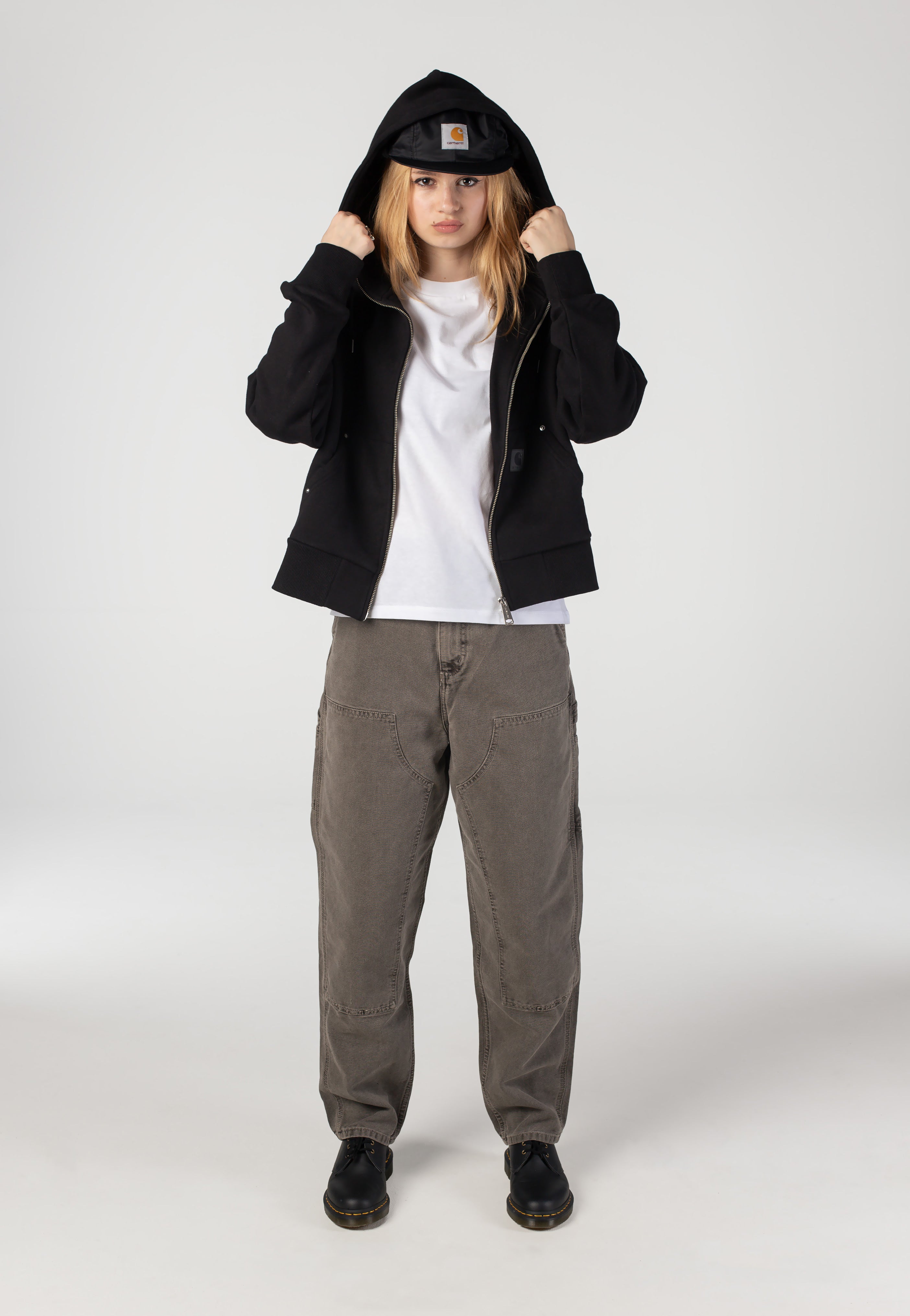 Carhartt WIP - W' Amherst Faded Black - Pants | Women-Image