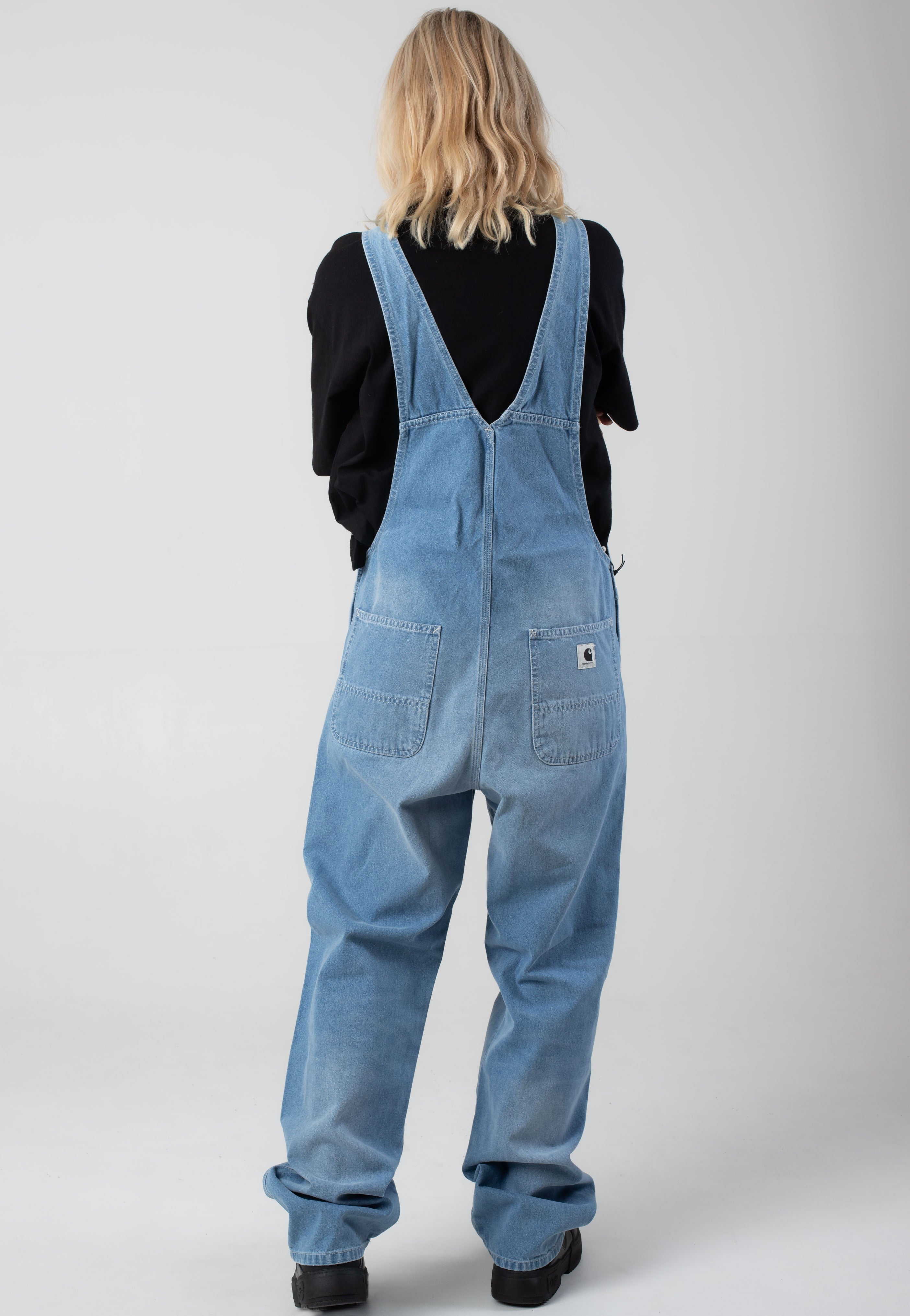 Carhartt WIP - W' Bib Overall Straight Light True Washed Blue - Dungarees | Women-Image