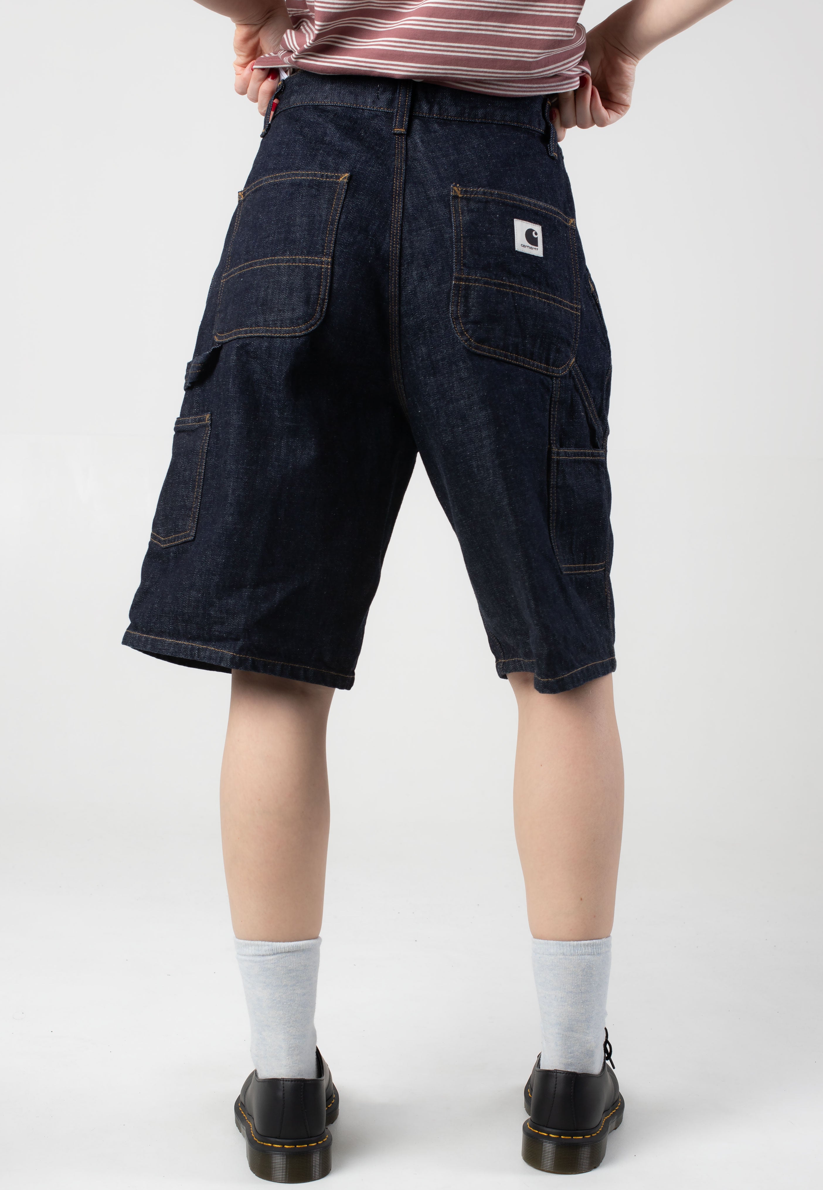 Carhartt WIP - W' Brandon Single Knee Rinsed Blue - Shorts