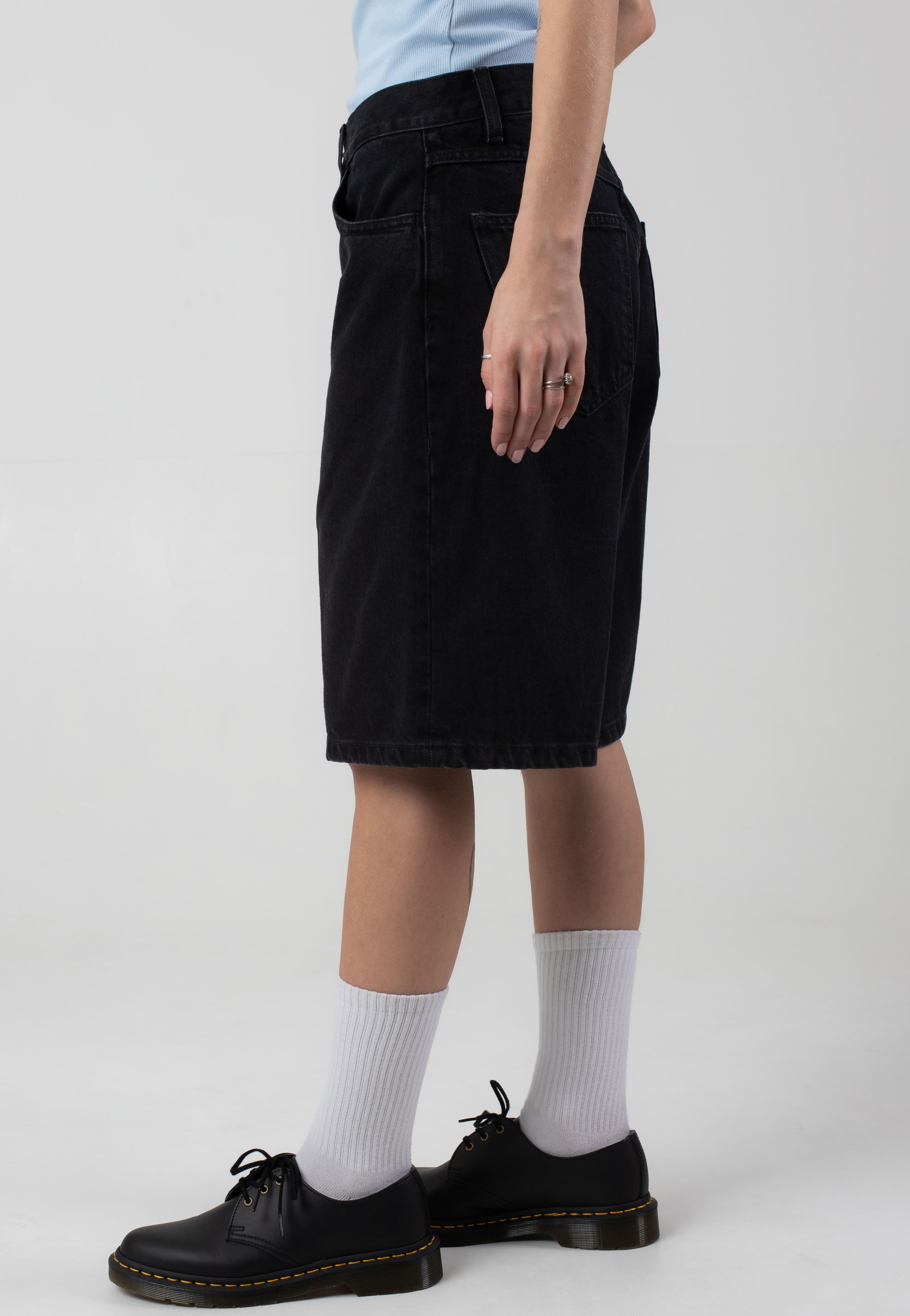 Carhartt WIP - W' Brandon Stone Washed Black - Shorts | Women-Image