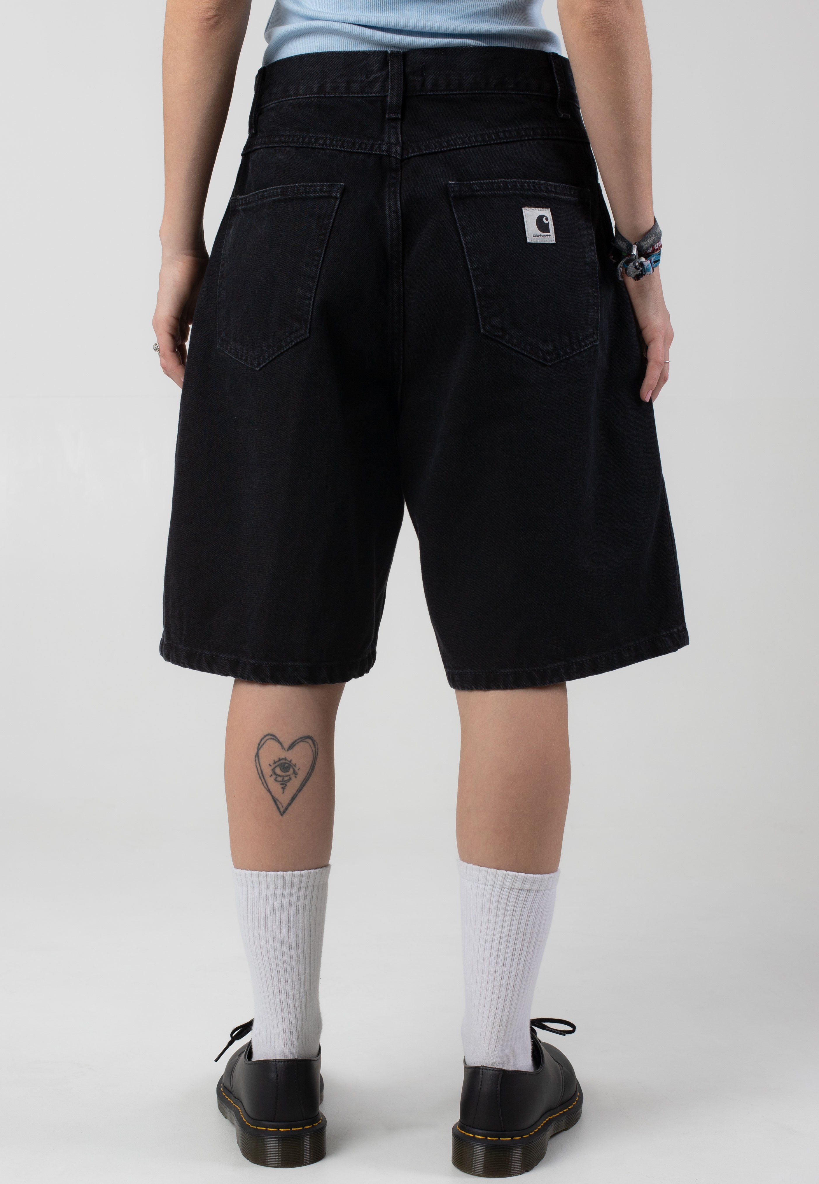 Carhartt WIP - W' Brandon Stone Washed Black - Shorts | Women-Image