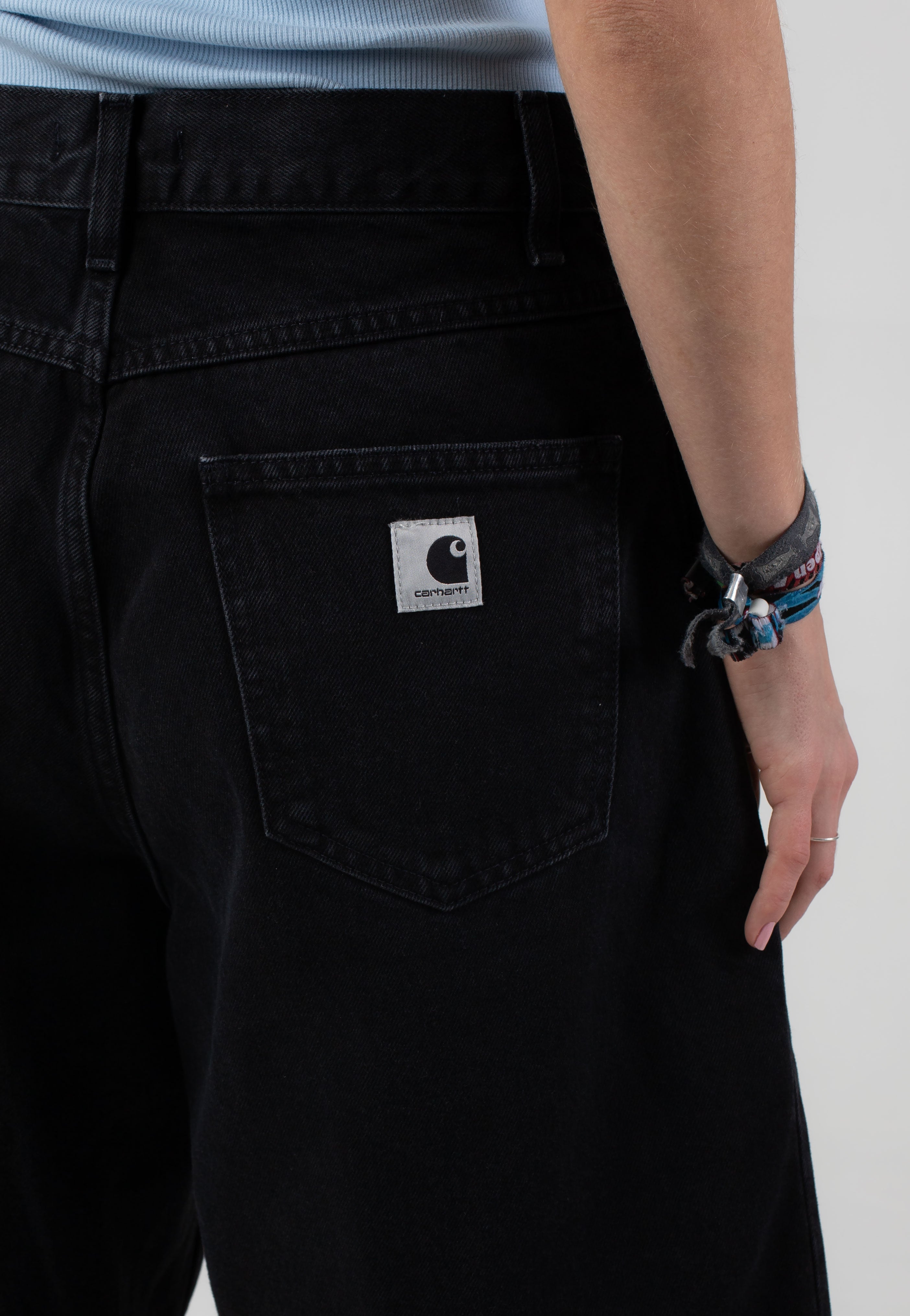 Carhartt WIP - W' Brandon Stone Washed Black - Shorts | Women-Image