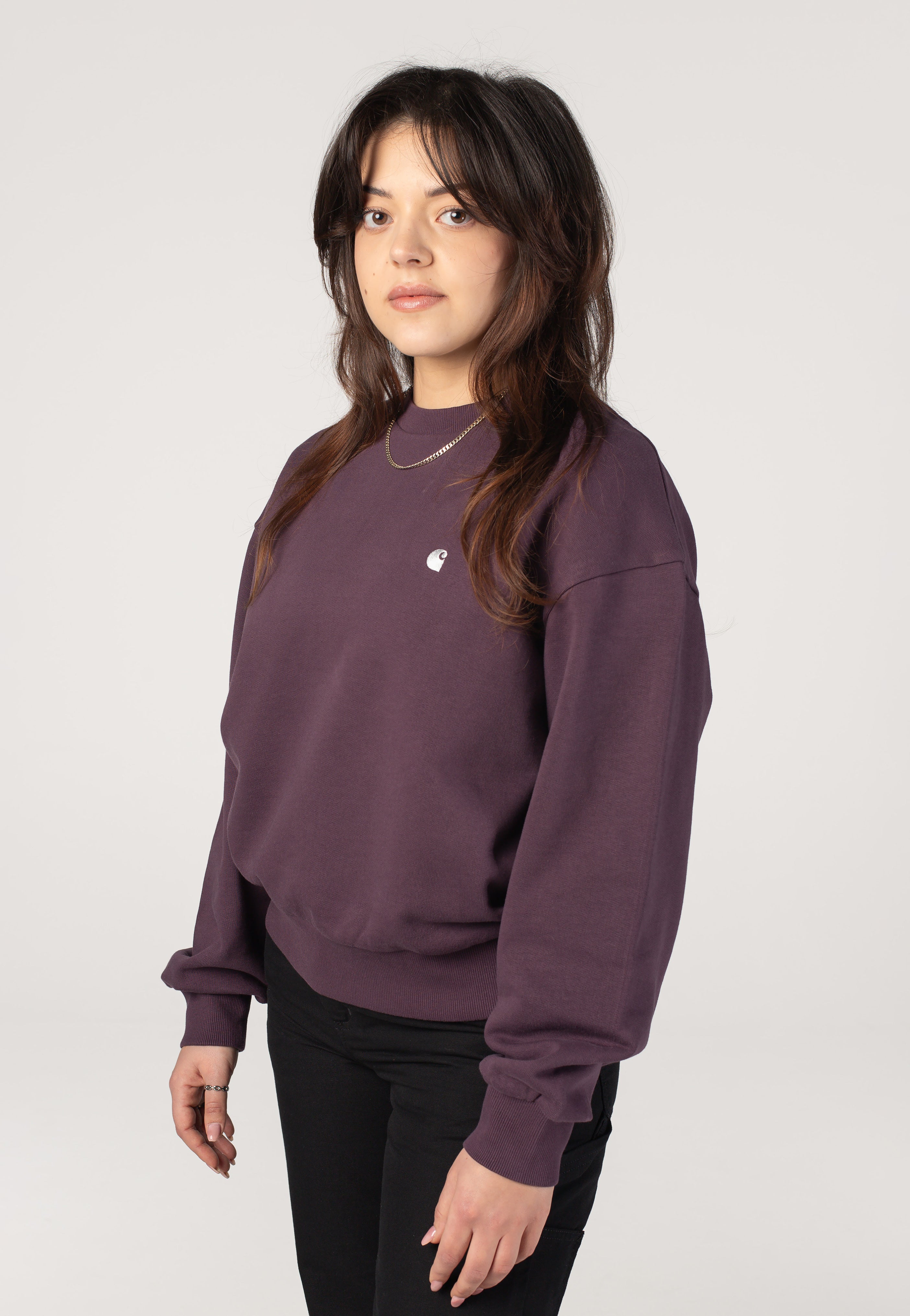Carhartt WIP - W' Casey Cozy Purple/Silver - Sweater | Women-Image