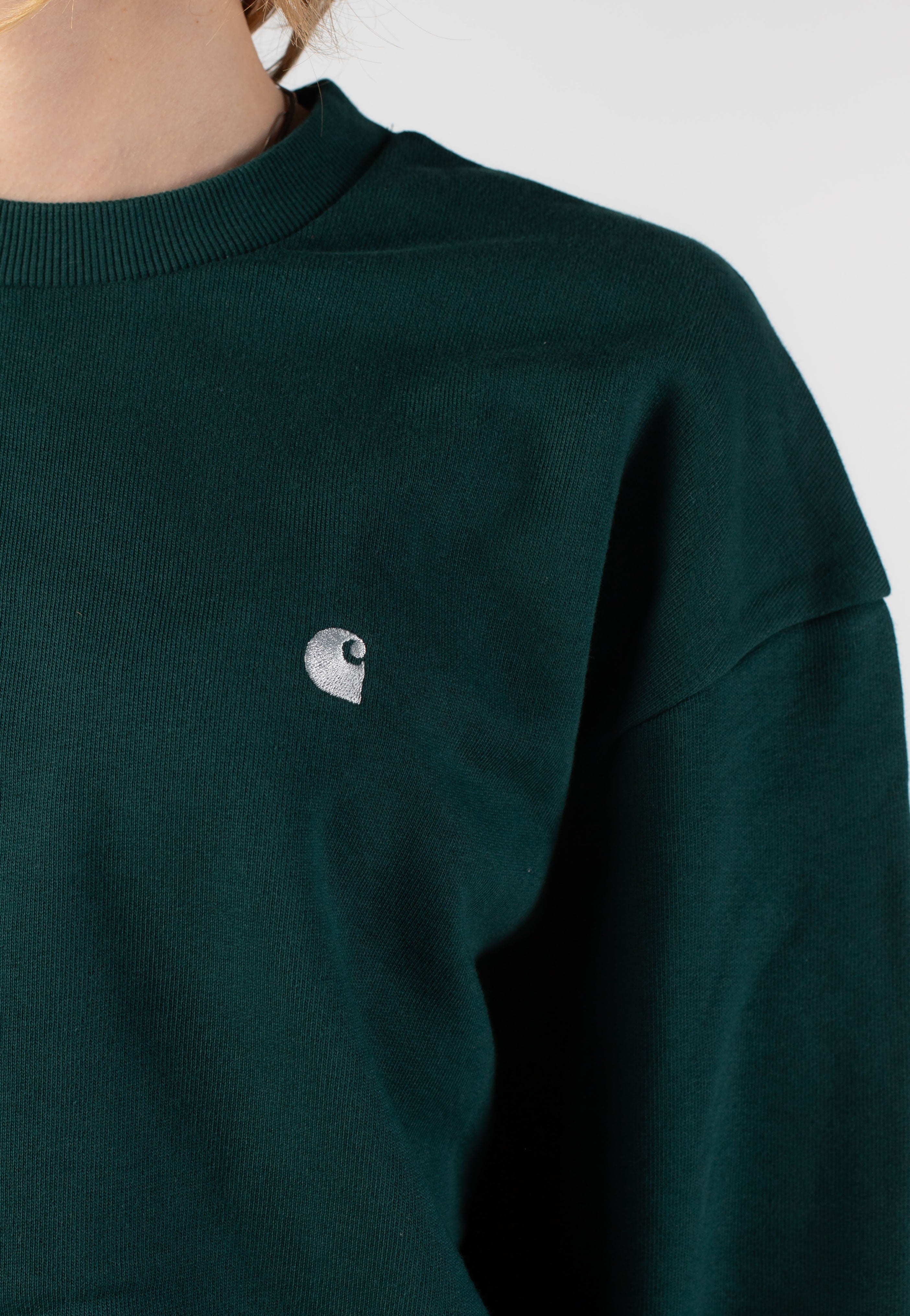 Carhartt WIP - W' Casey Dark Fir/Silver - Sweater | Women-Image
