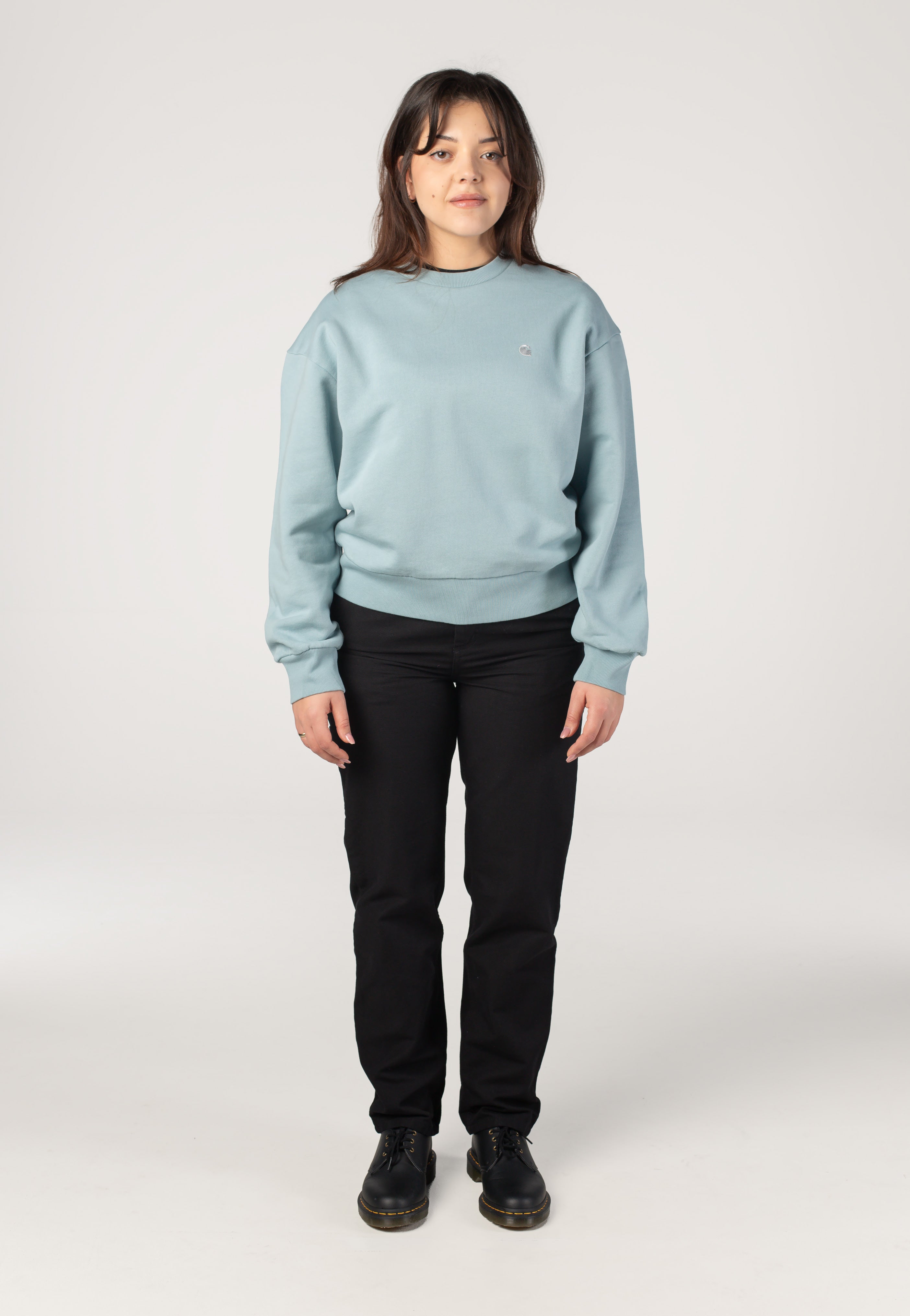 Carhartt WIP - W' Casey Tourmaline/Silver - Sweater | Women-Image