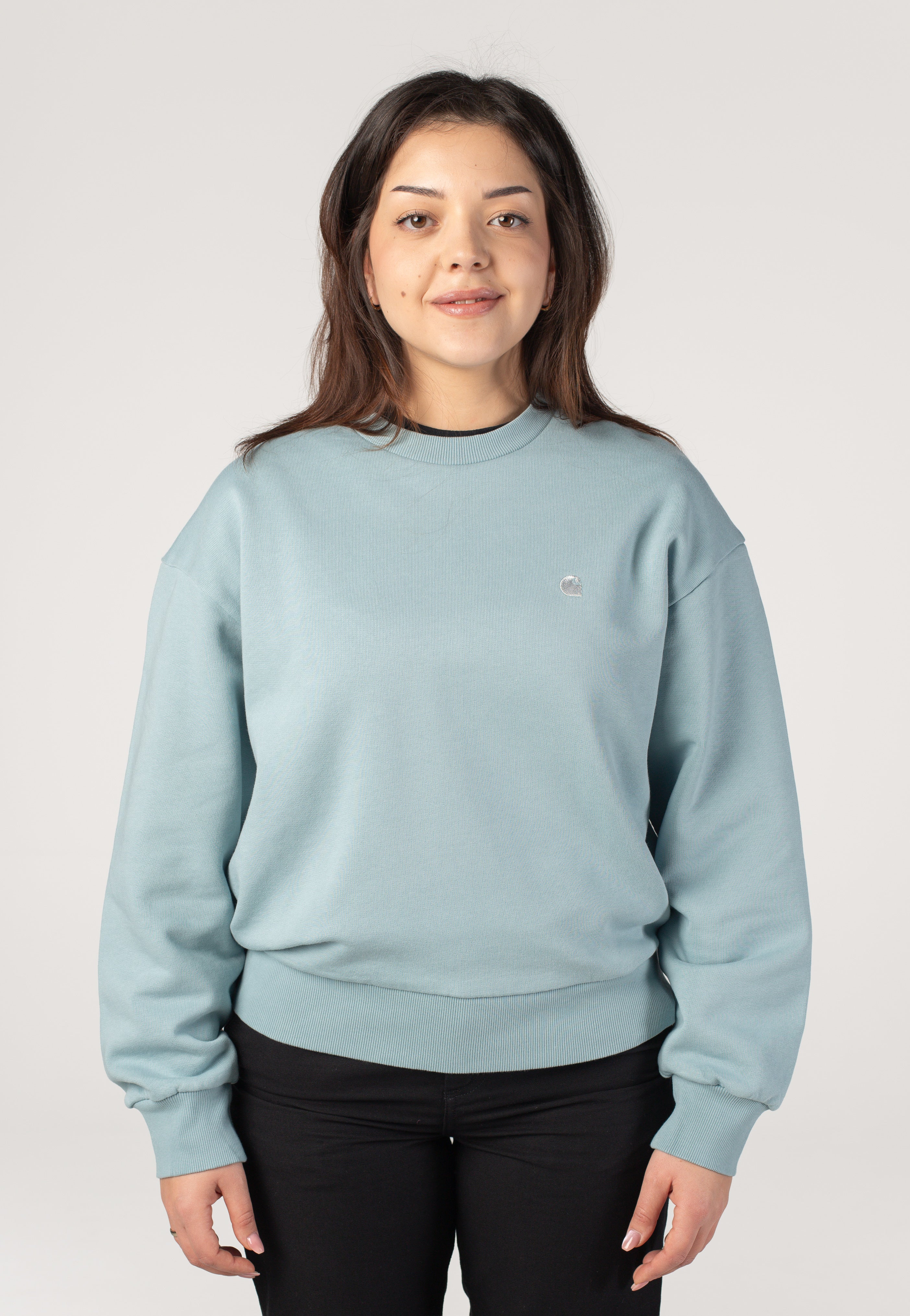 Carhartt WIP - W' Casey Tourmaline/Silver - Sweater | Women-Image