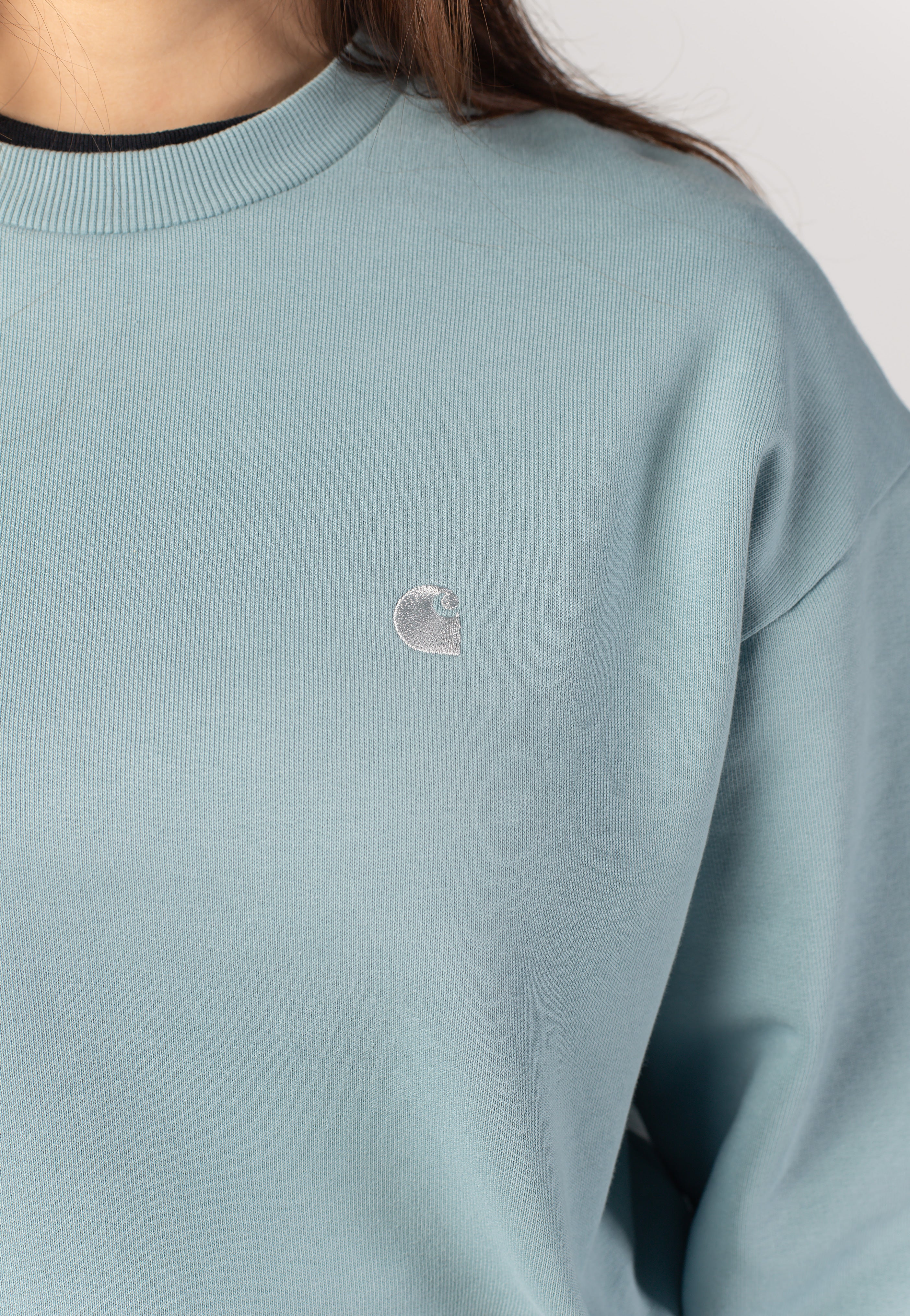 Carhartt WIP - W' Casey Tourmaline/Silver - Sweater | Women-Image