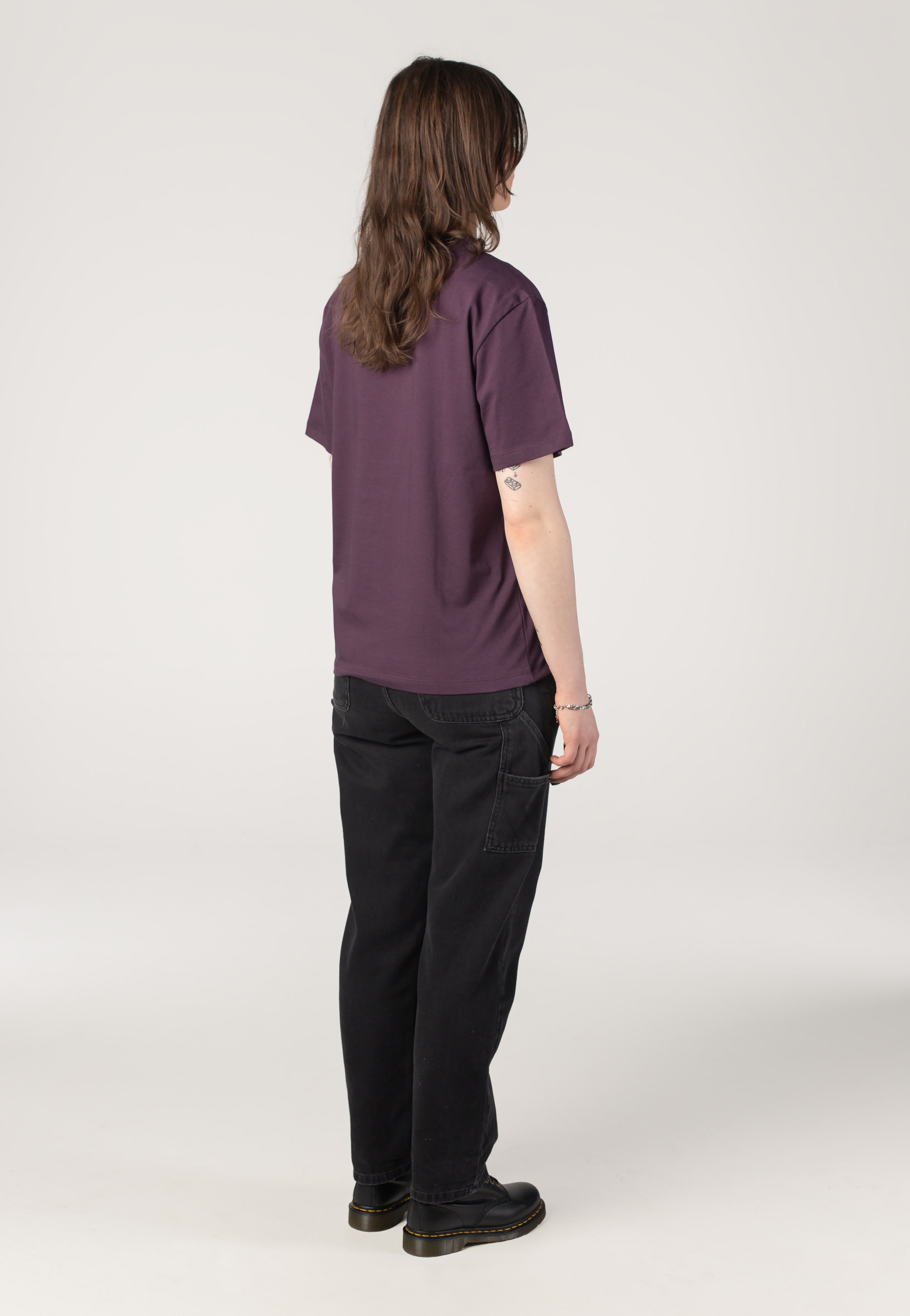 Carhartt WIP - W' Chase Cozy Purple/Gold - T-Shirt | Women-Image